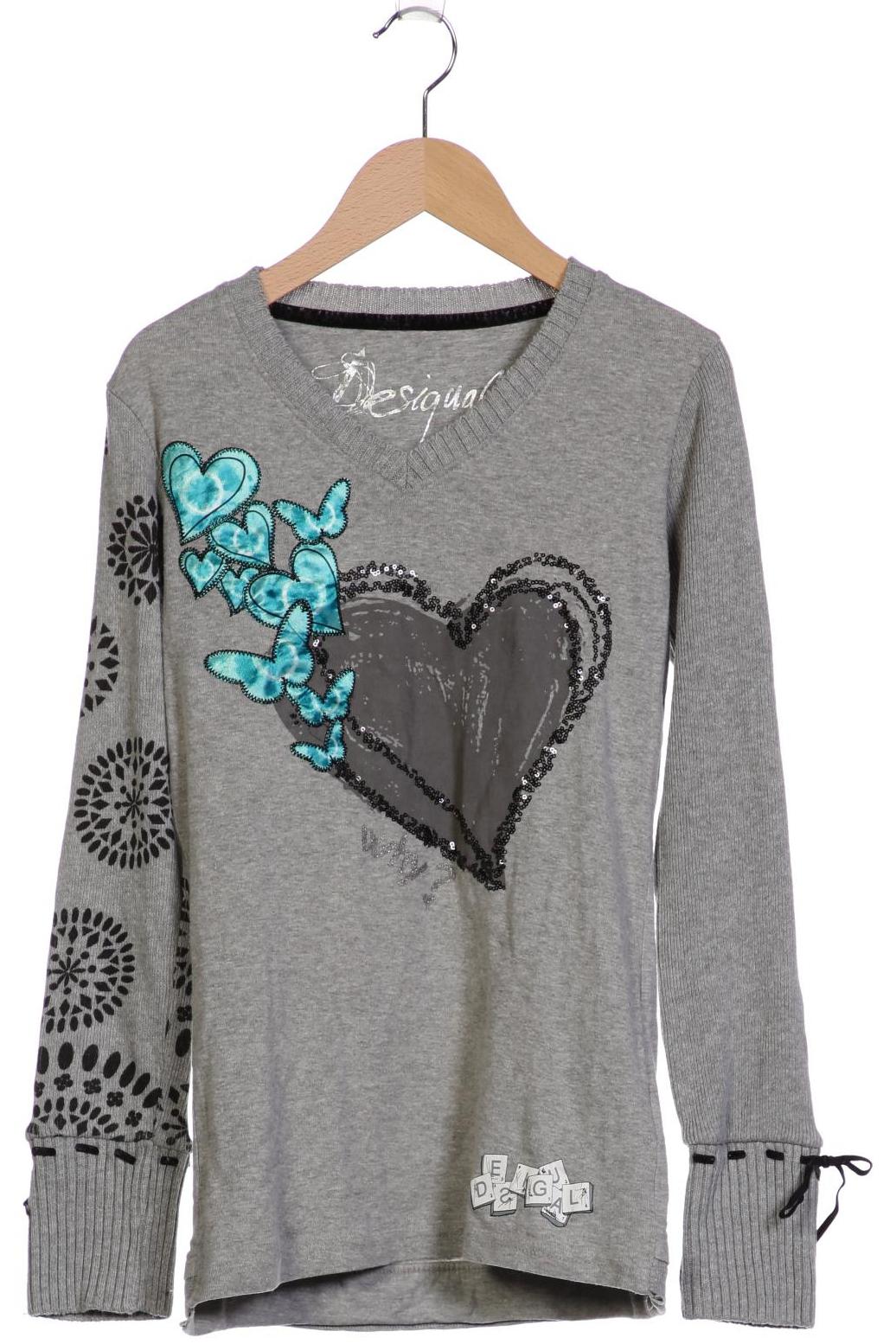 

Desigual Damen Pullover, grau, Gr. 36