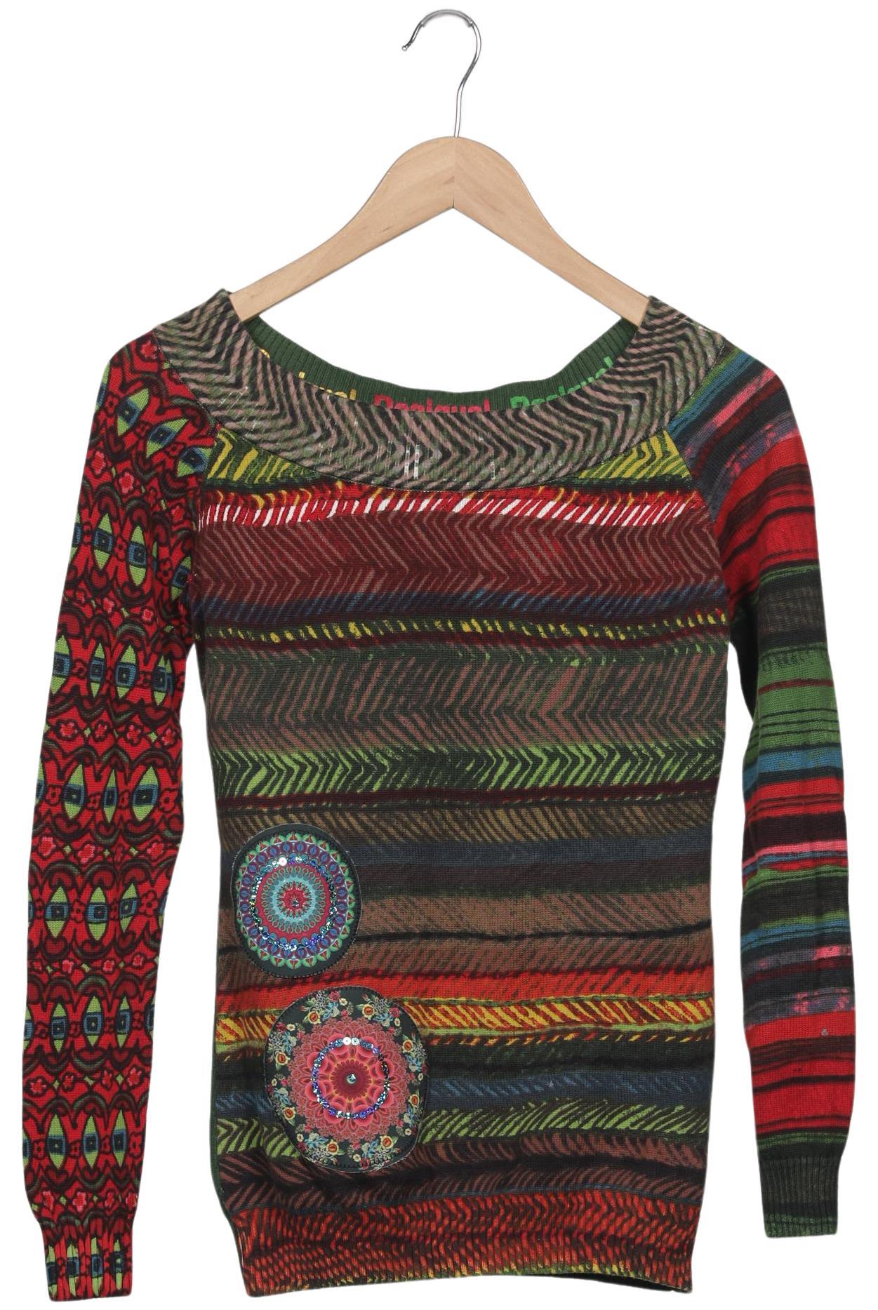 

Desigual Damen Pullover, grün, Gr. 38