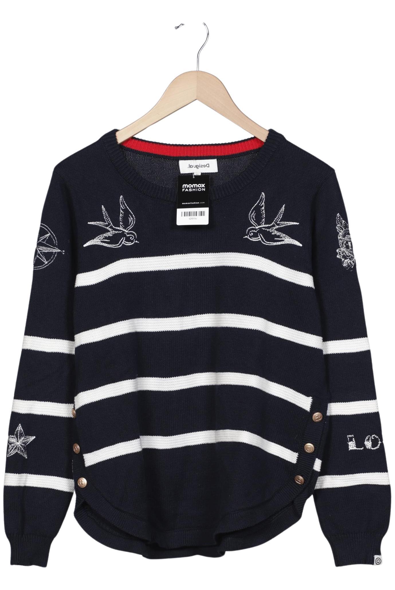 

Desigual Damen Pullover, marineblau, Gr. 44