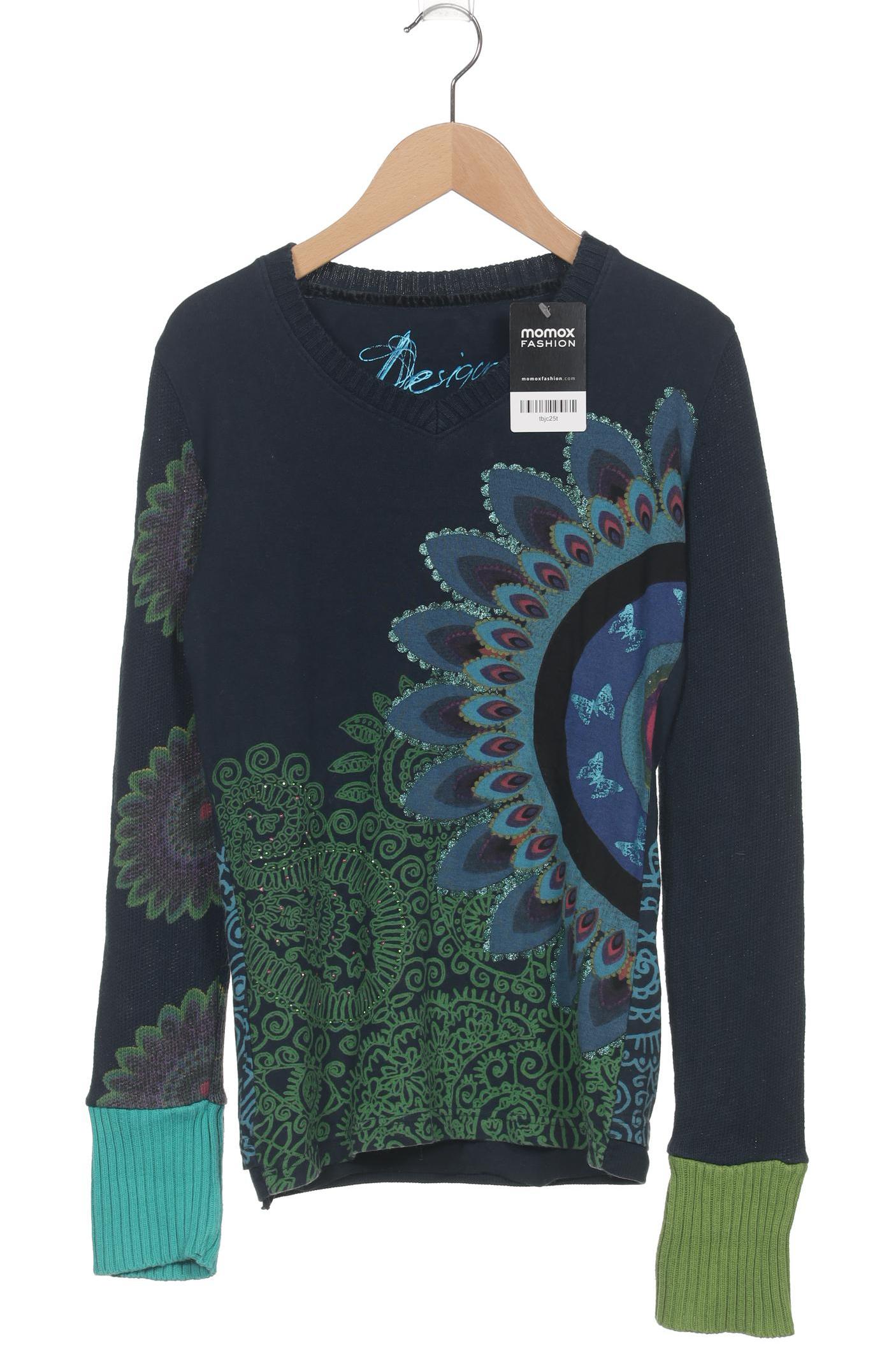 

Desigual Damen Pullover, marineblau, Gr. 34