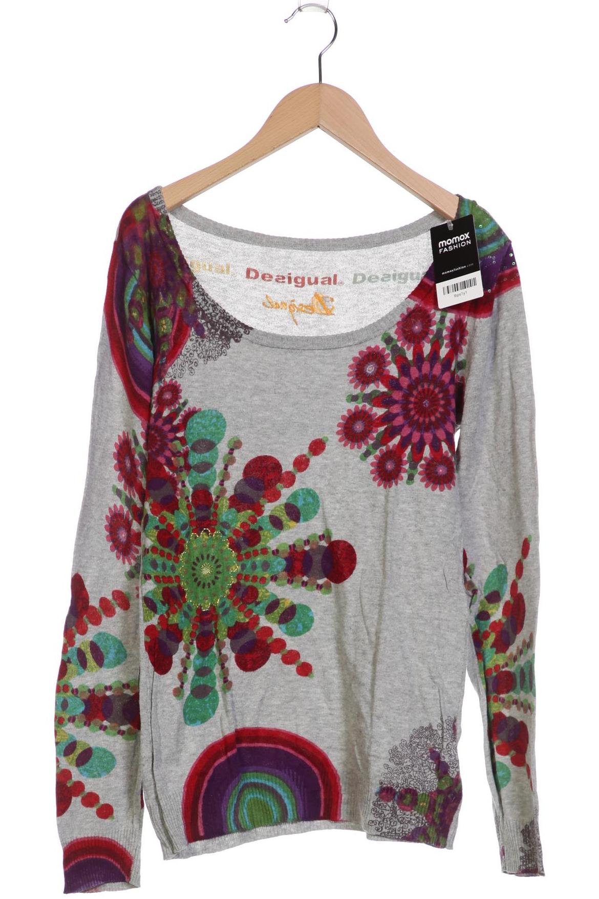 

Desigual Damen Pullover, grau, Gr. 38