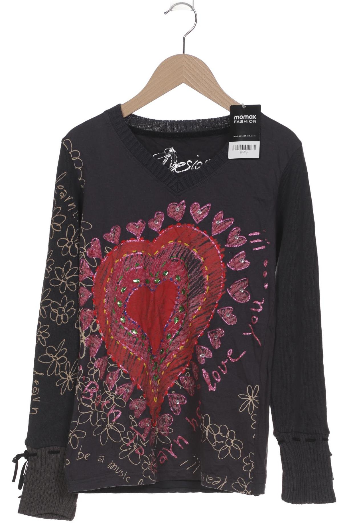 

Desigual Damen Pullover, grau, Gr. 38