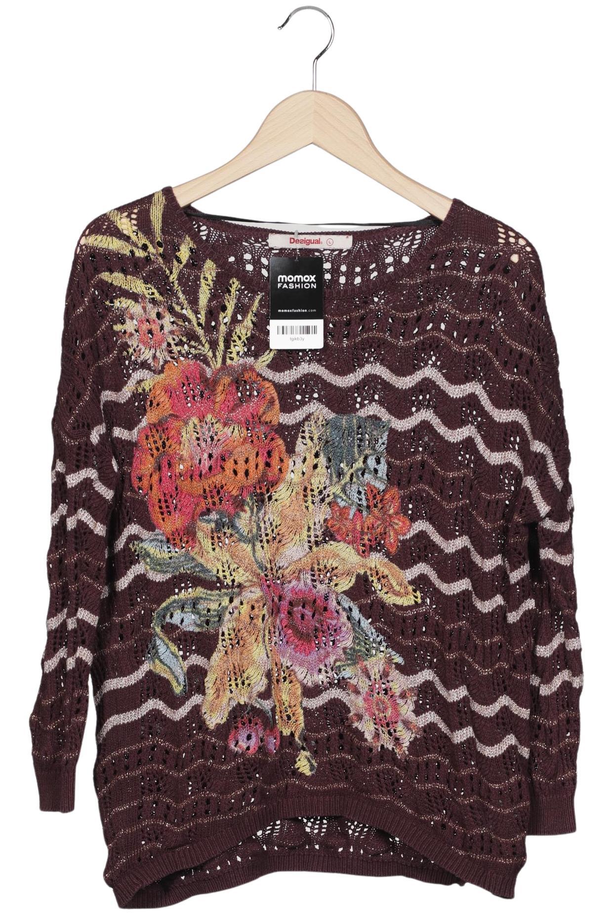 

Desigual Damen Pullover, bordeaux, Gr. 42