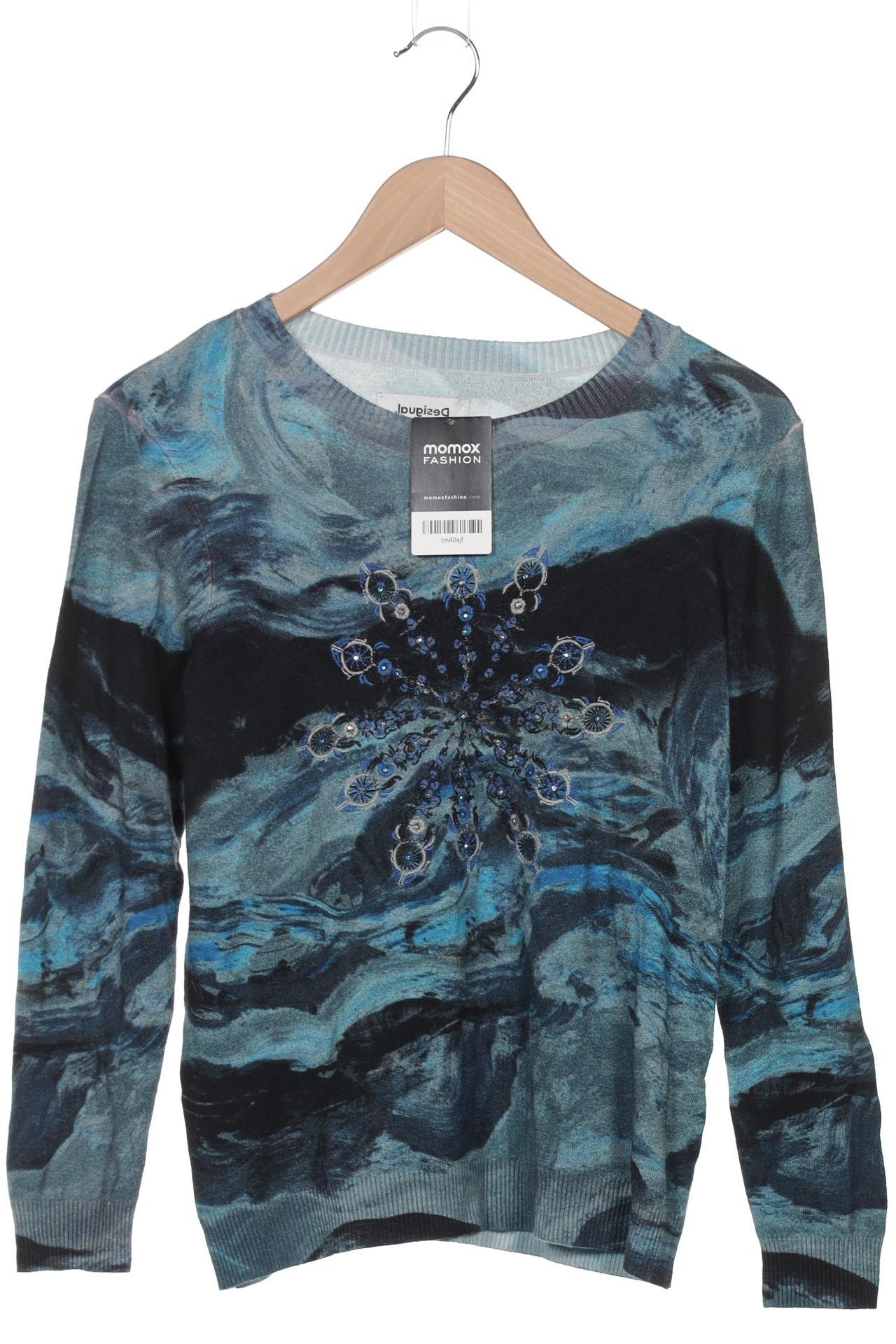 

Desigual Damen Pullover, marineblau, Gr. 42