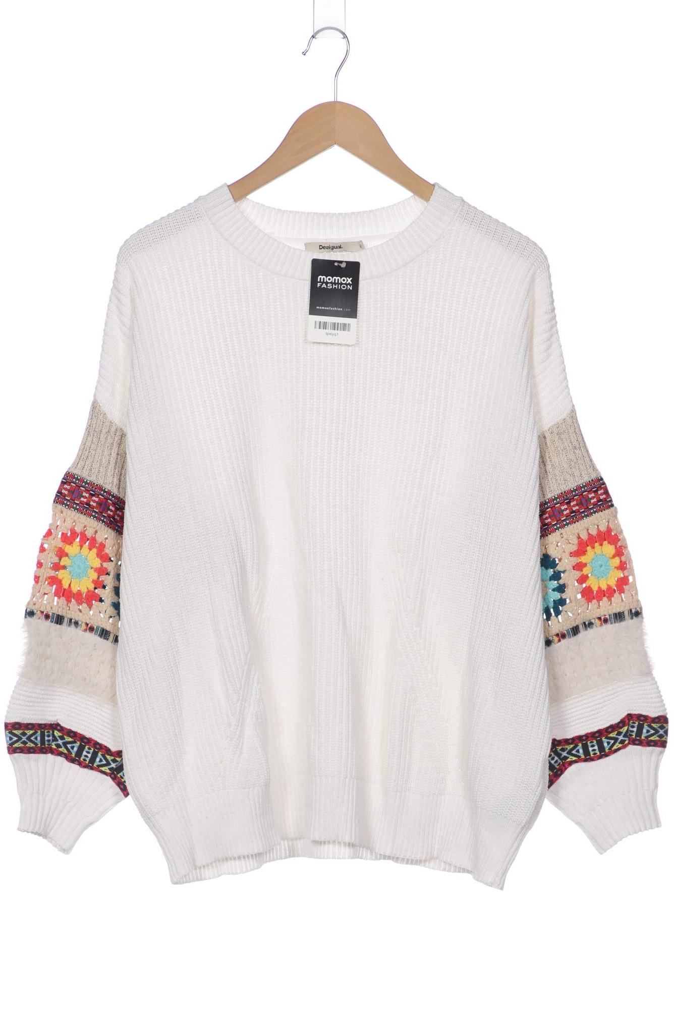 

Desigual Damen Pullover, cremeweiß, Gr. 38