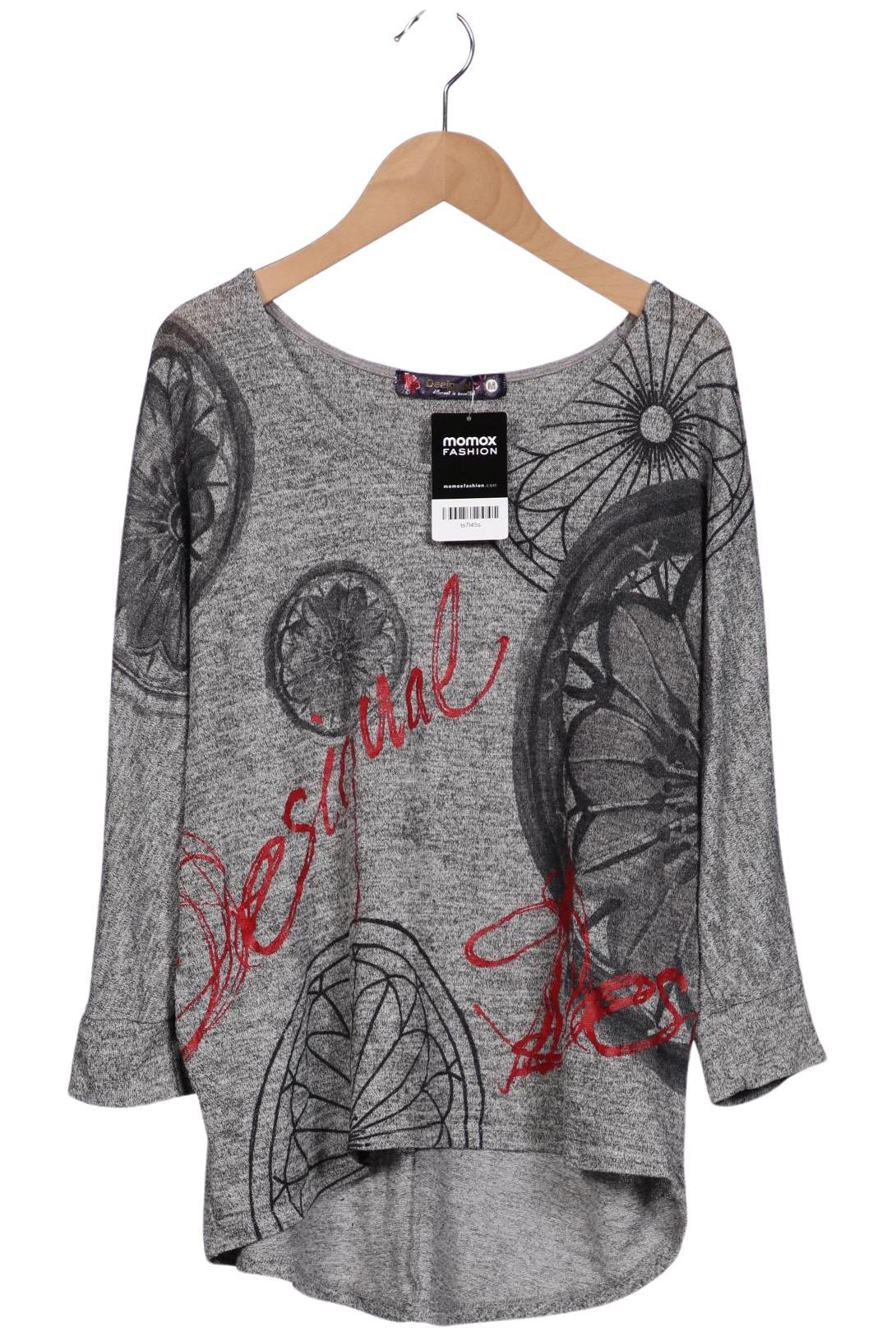 

Desigual Damen Pullover, grau, Gr. 38