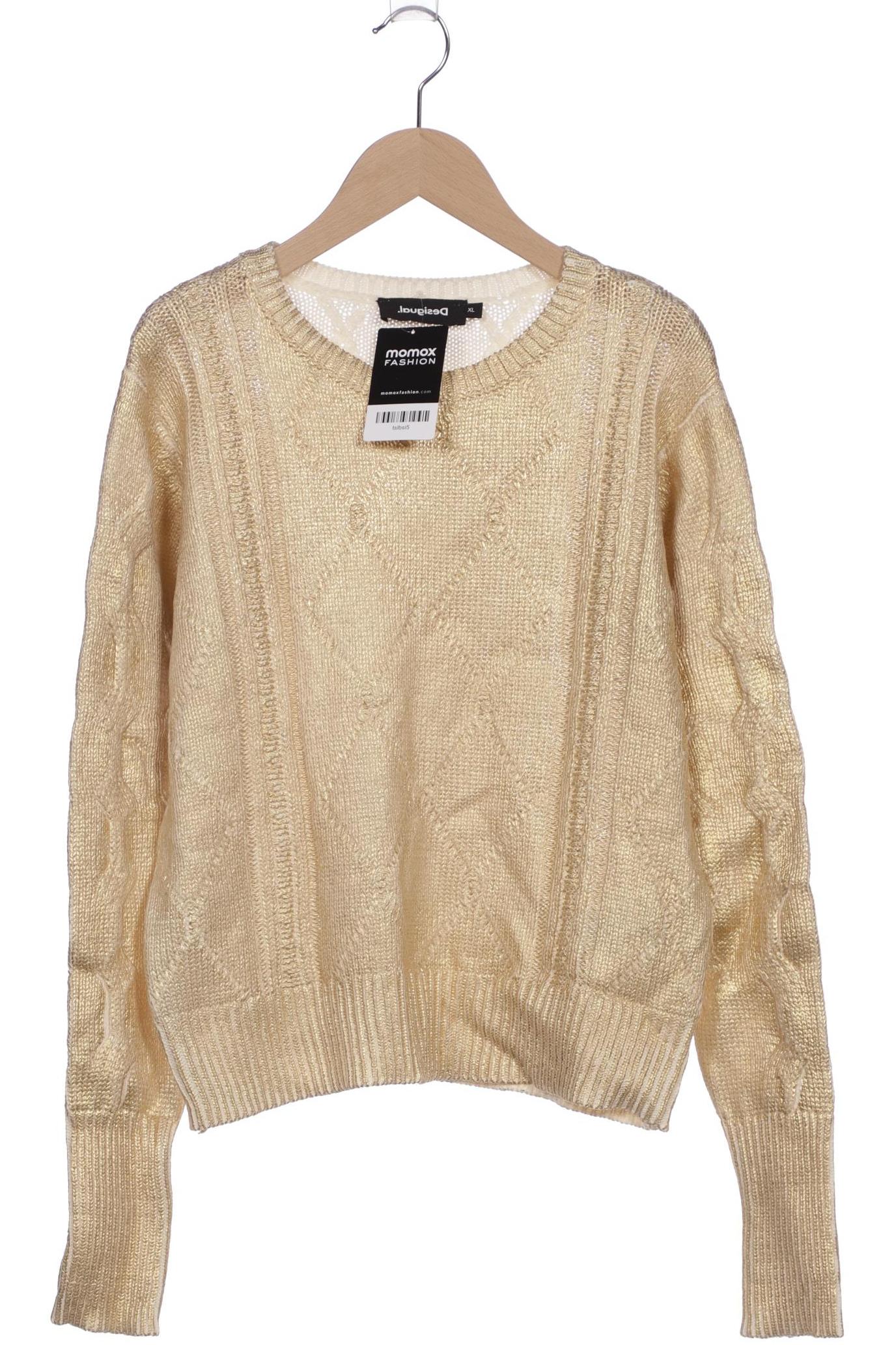 

Desigual Damen Pullover, gold, Gr. 44