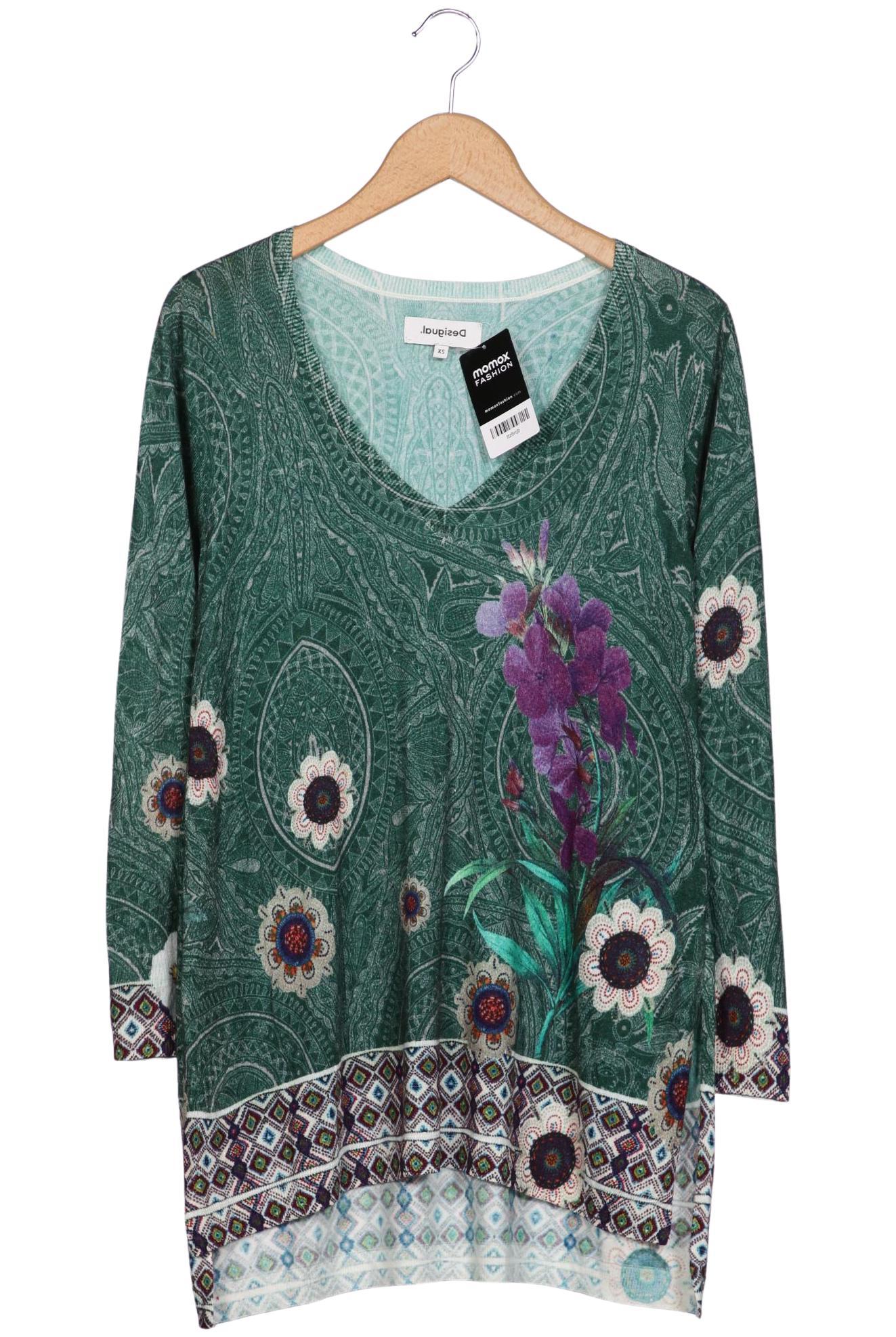 

Desigual Damen Pullover, grün, Gr. 34
