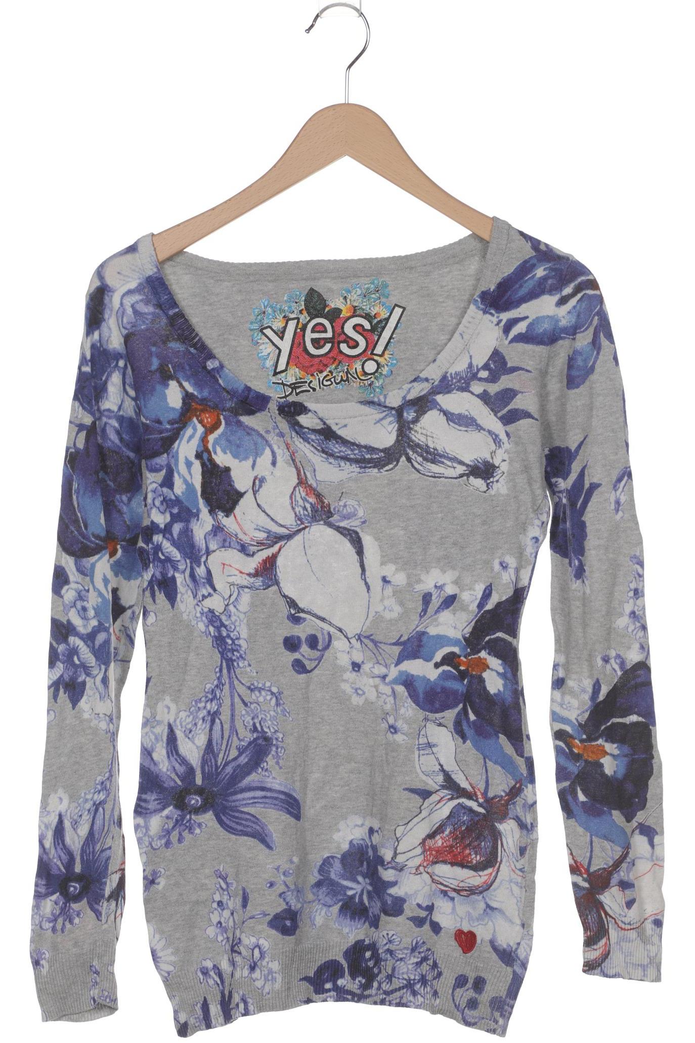 

Desigual Damen Pullover, grau, Gr. 44