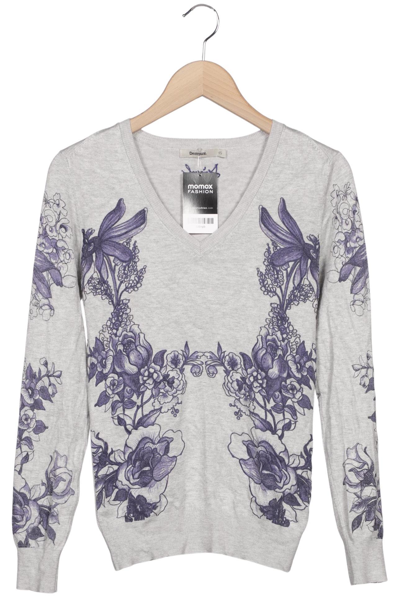 

Desigual Damen Pullover, grau, Gr. 34