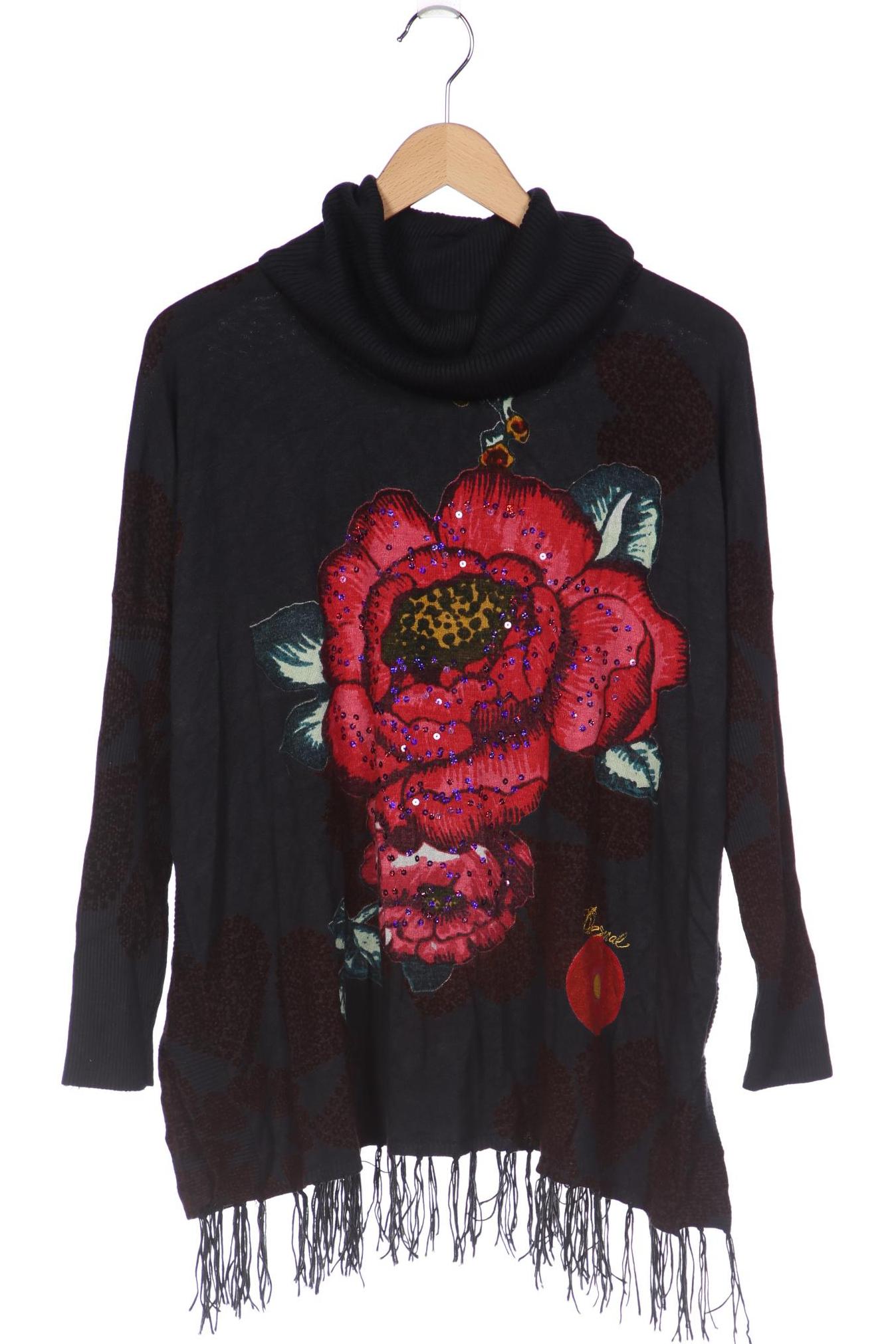 

Desigual Damen Pullover, marineblau, Gr. 42