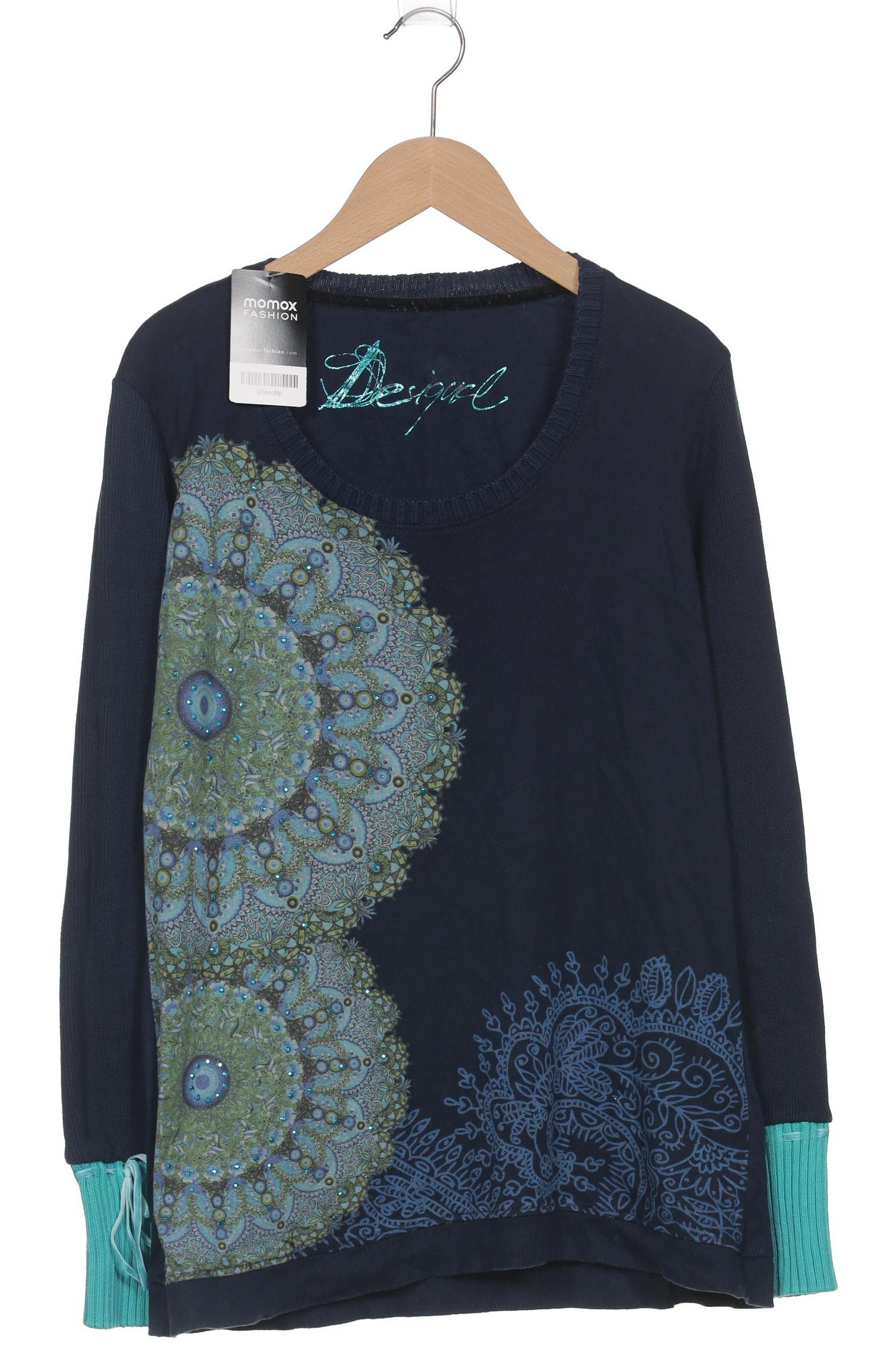 

Desigual Damen Pullover, marineblau, Gr. 44