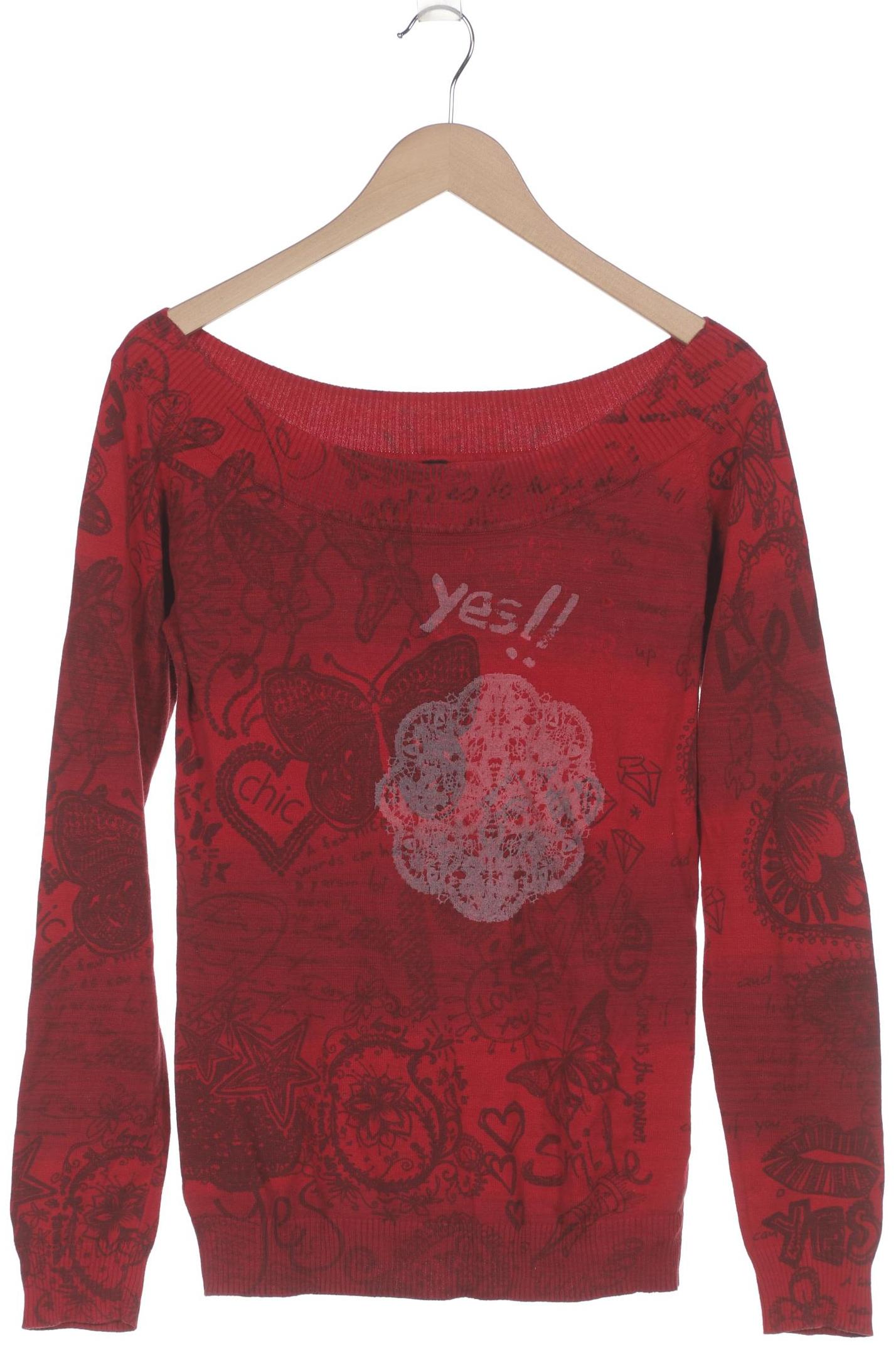 

Desigual Damen Pullover, rot, Gr. 44