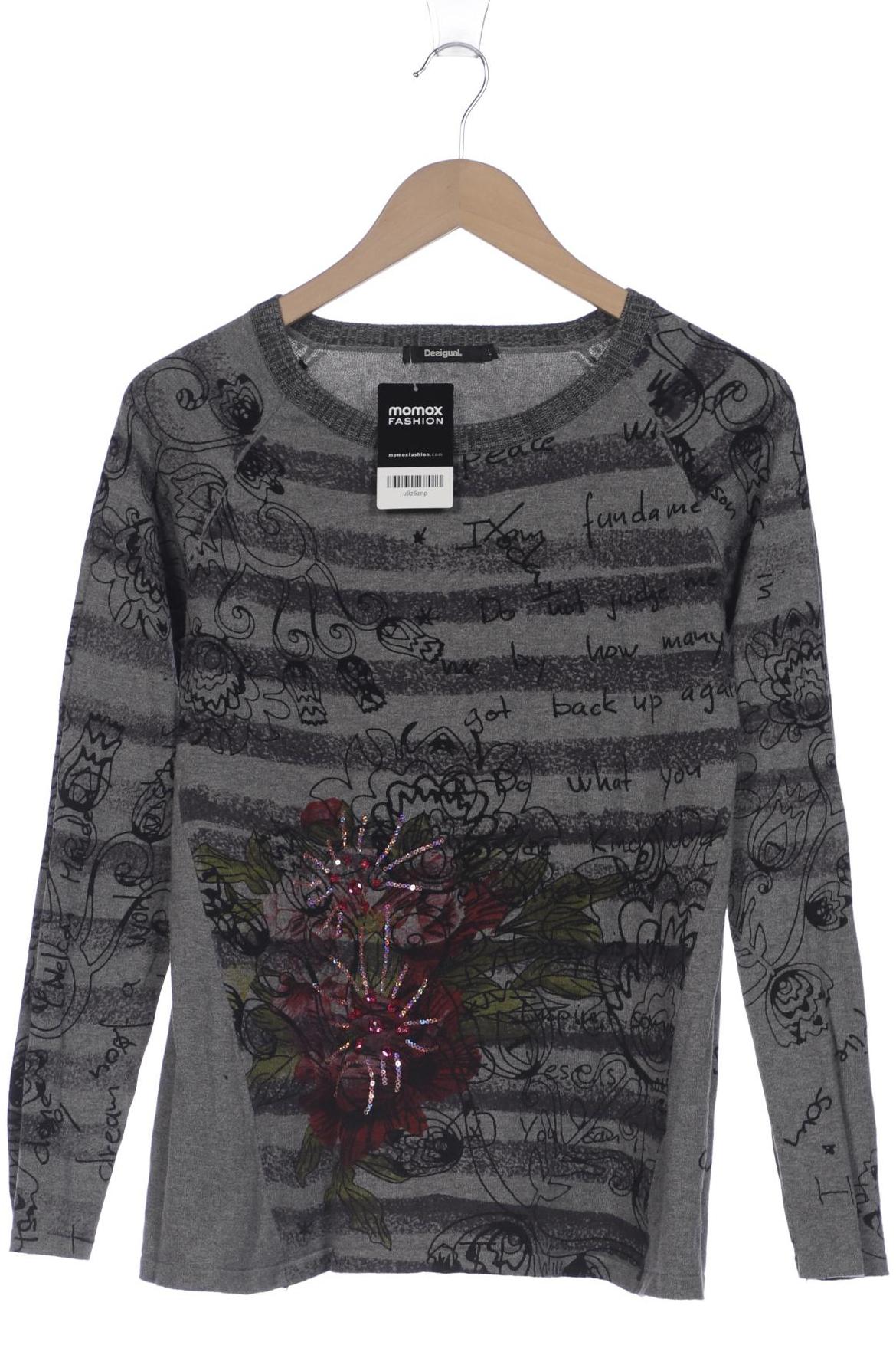 

Desigual Damen Pullover, grau, Gr. 42