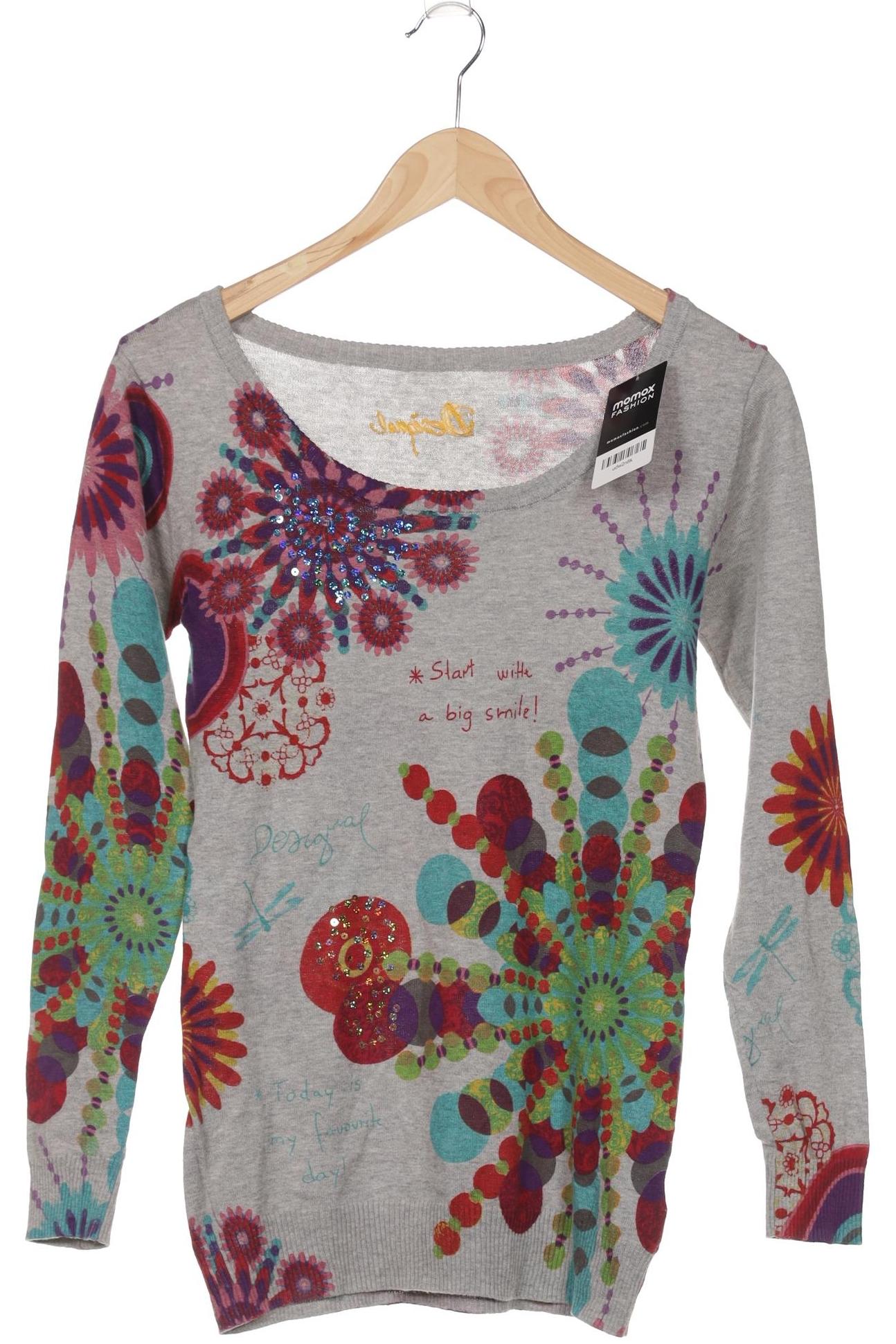 

Desigual Damen Pullover, grau, Gr. 36