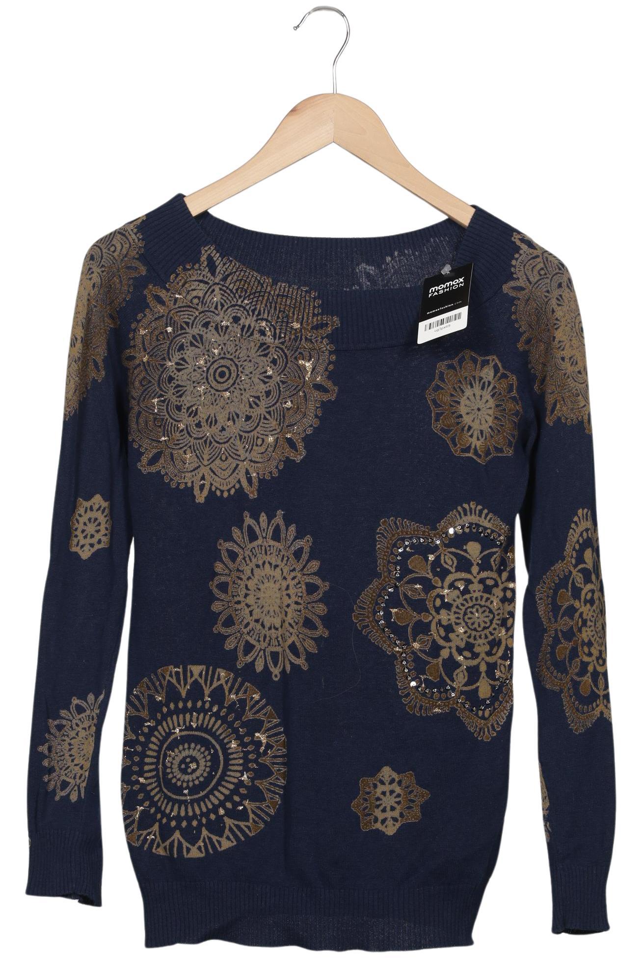 

Desigual Damen Pullover, marineblau, Gr. 38
