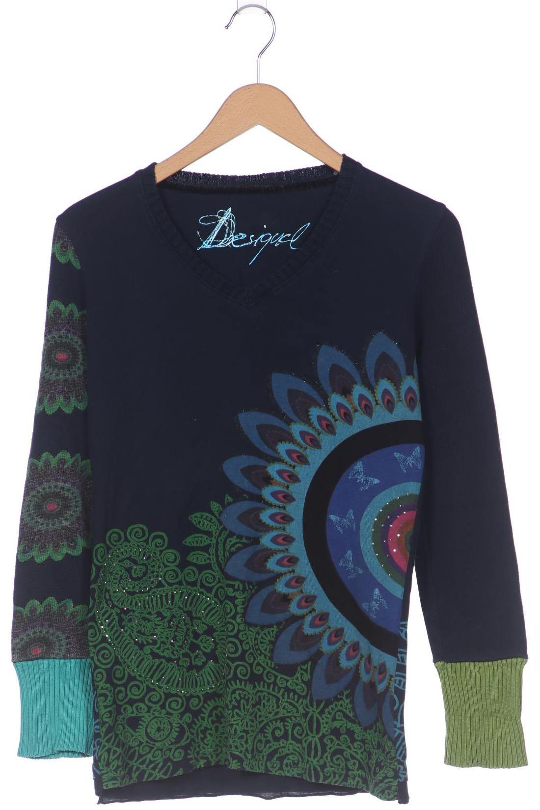 

Desigual Damen Pullover, marineblau, Gr. 36