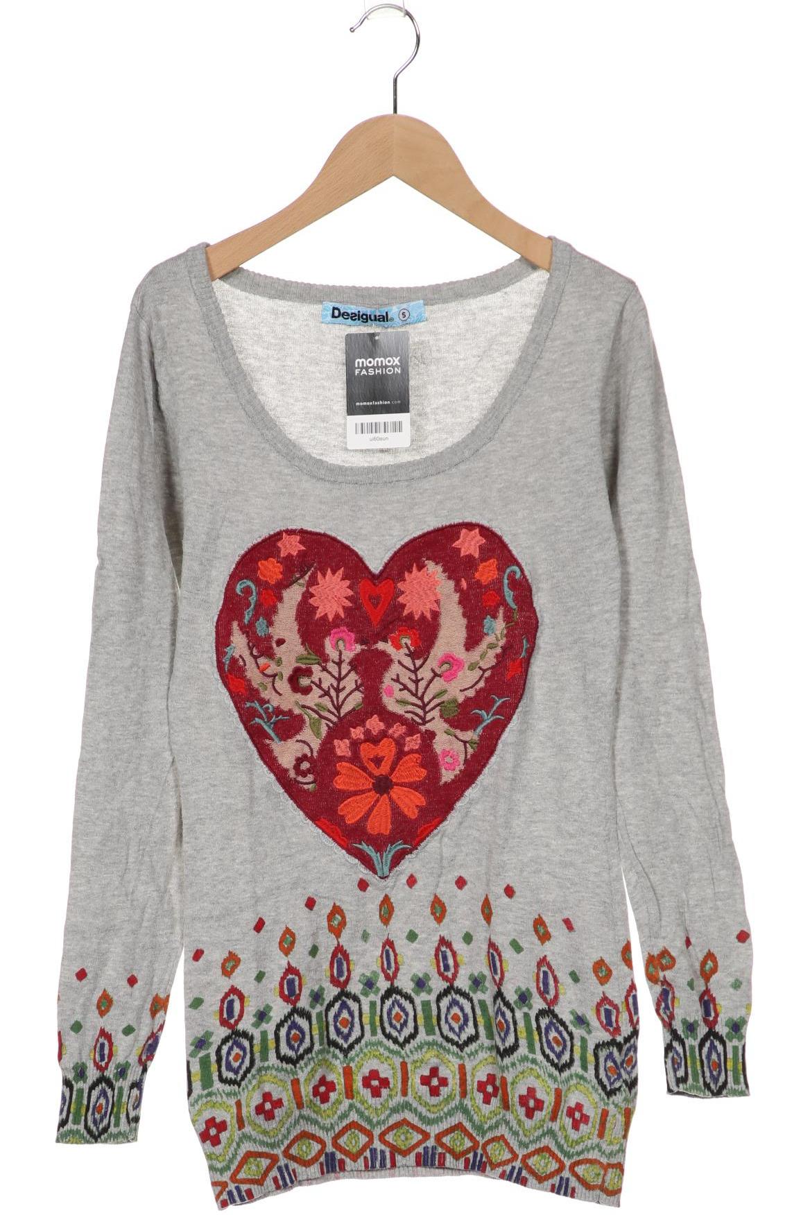 

Desigual Damen Pullover, grau