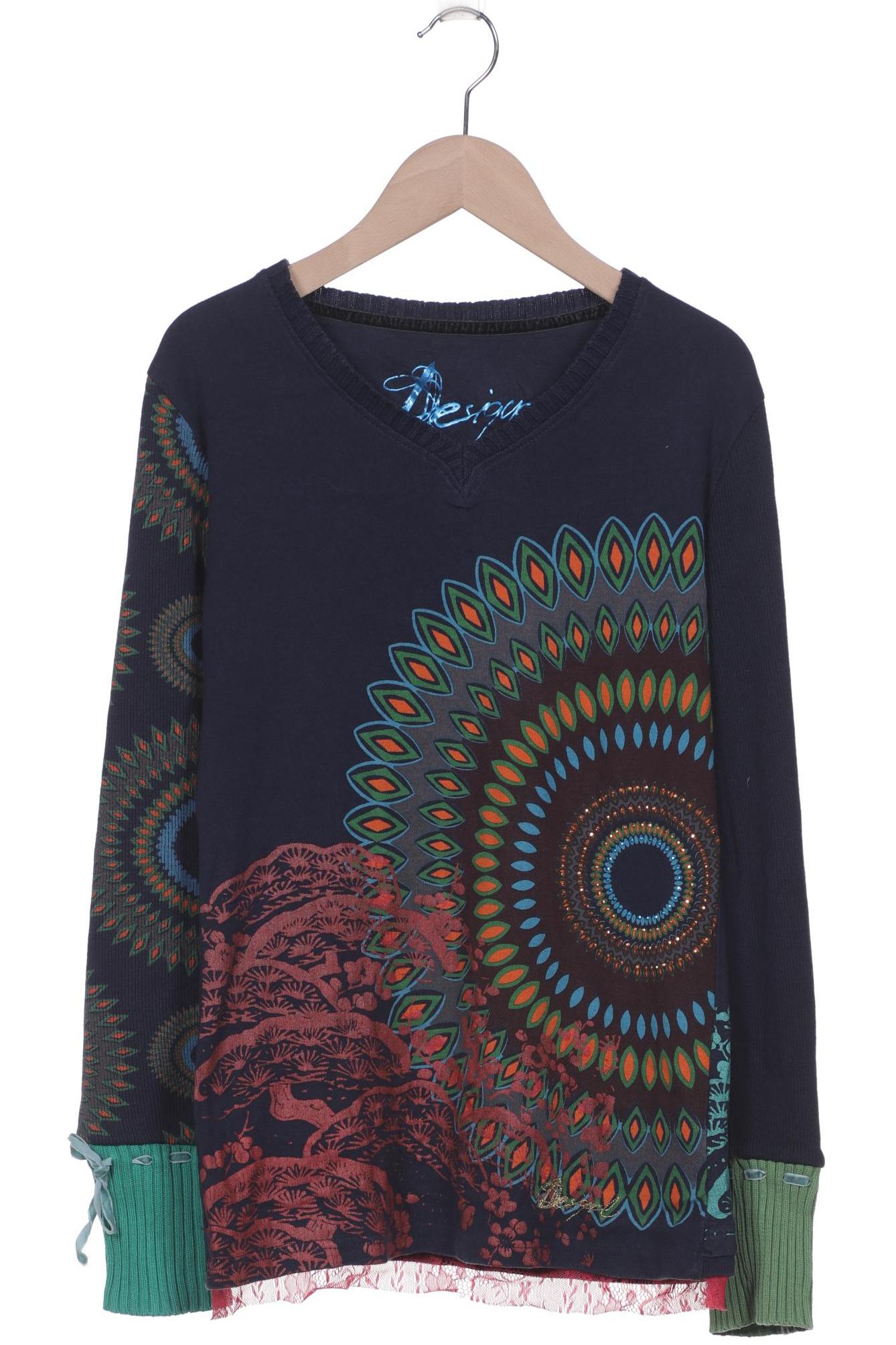 

Desigual Damen Pullover, marineblau, Gr. 42