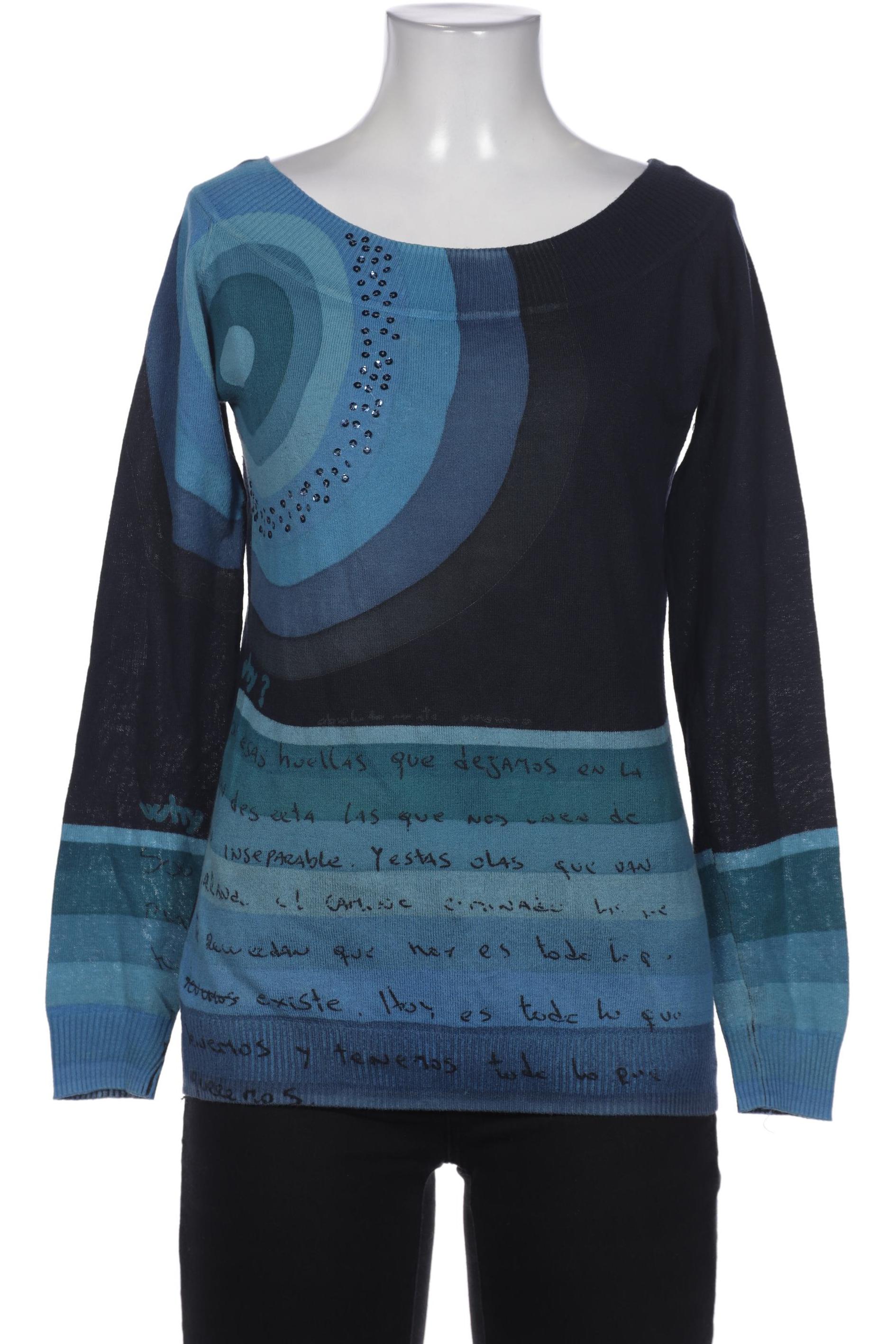 

Desigual Damen Pullover, marineblau, Gr. 36