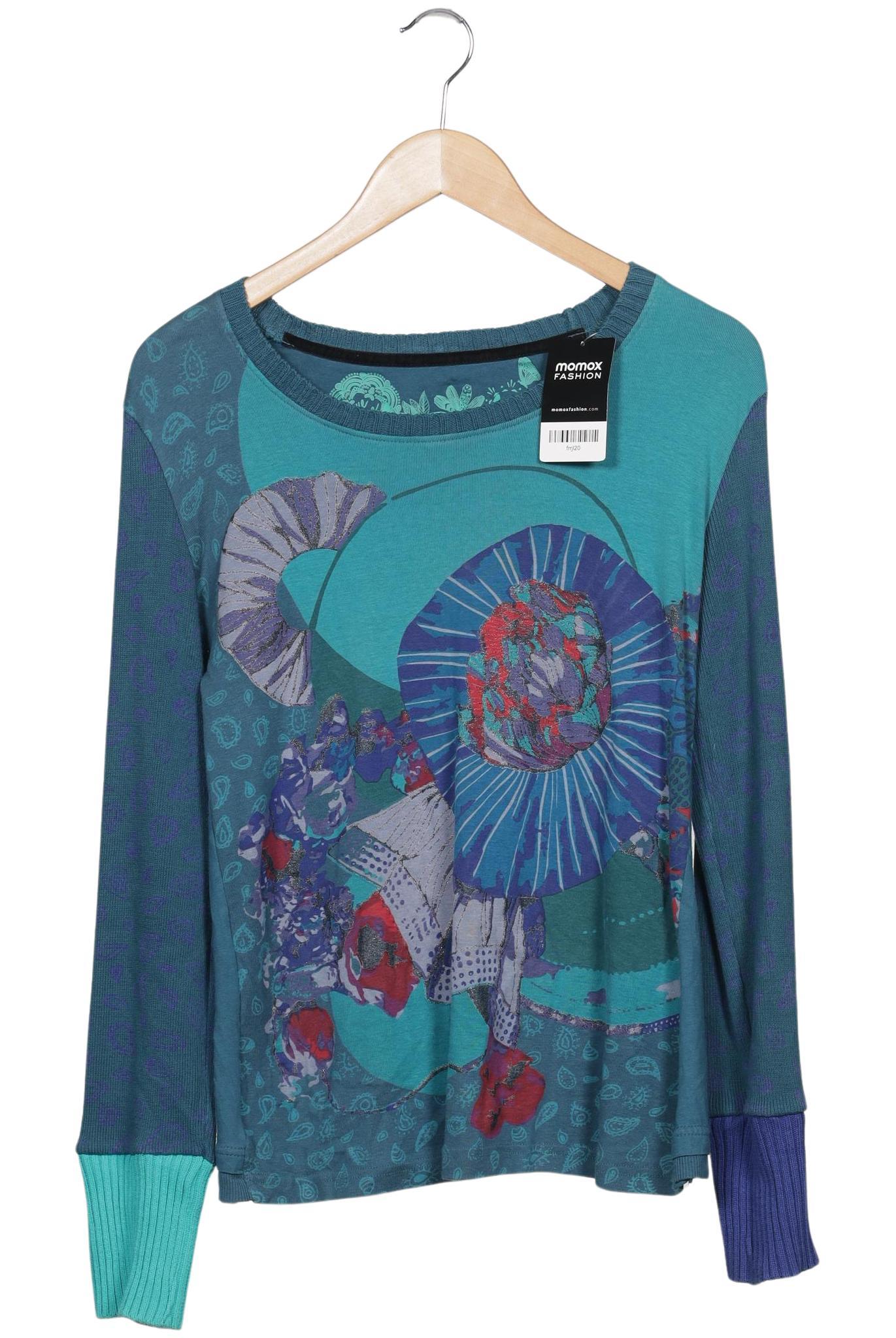 

Desigual Damen Pullover, türkis, Gr. 42