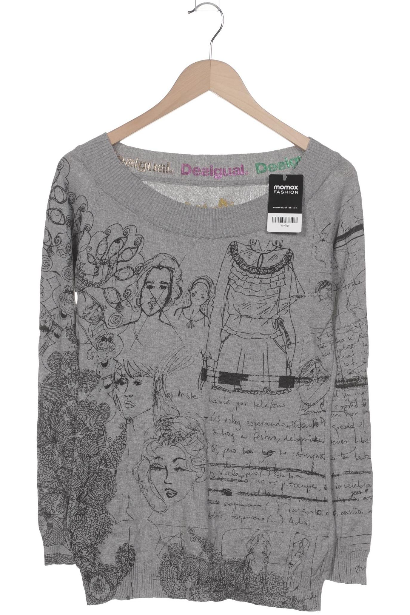 

Desigual Damen Pullover, grau, Gr. 42