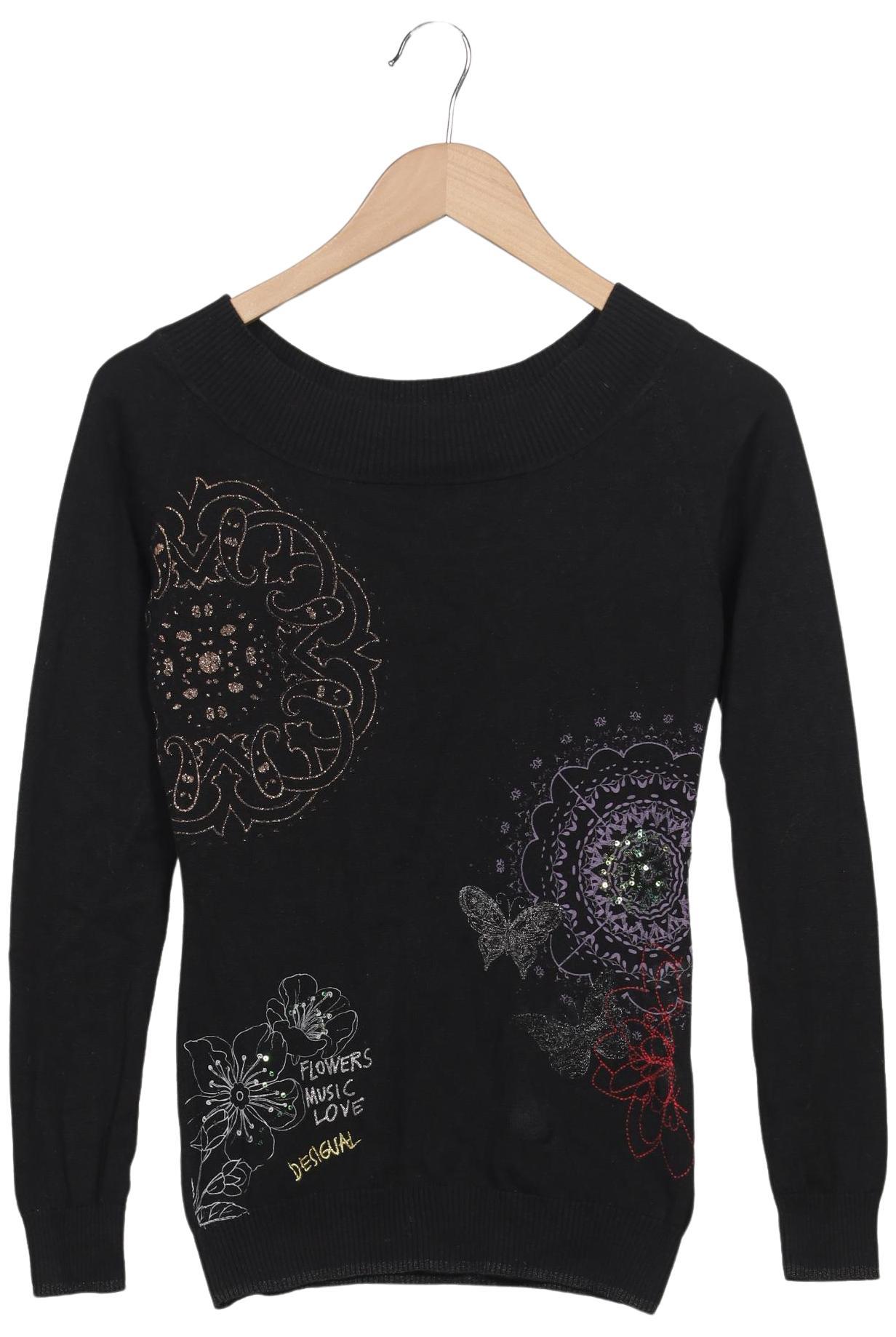 

Desigual Damen Pullover, schwarz, Gr. 34