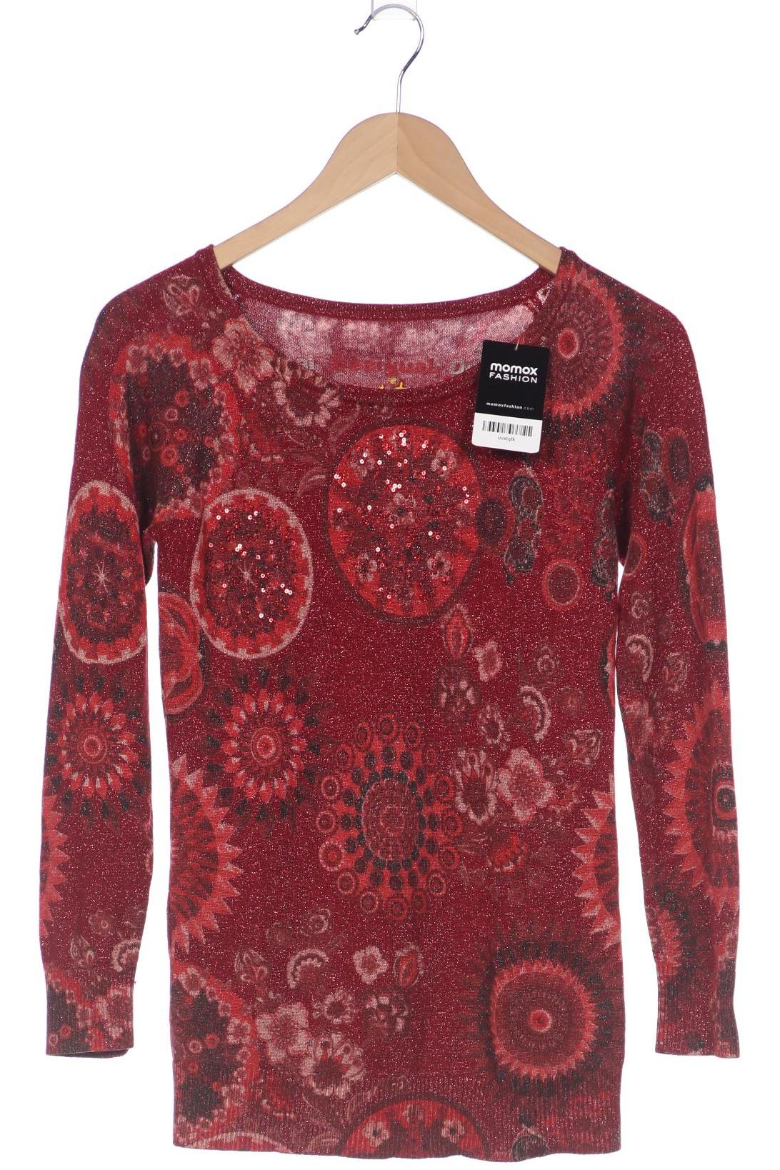 

Desigual Damen Pullover, bordeaux, Gr. 38