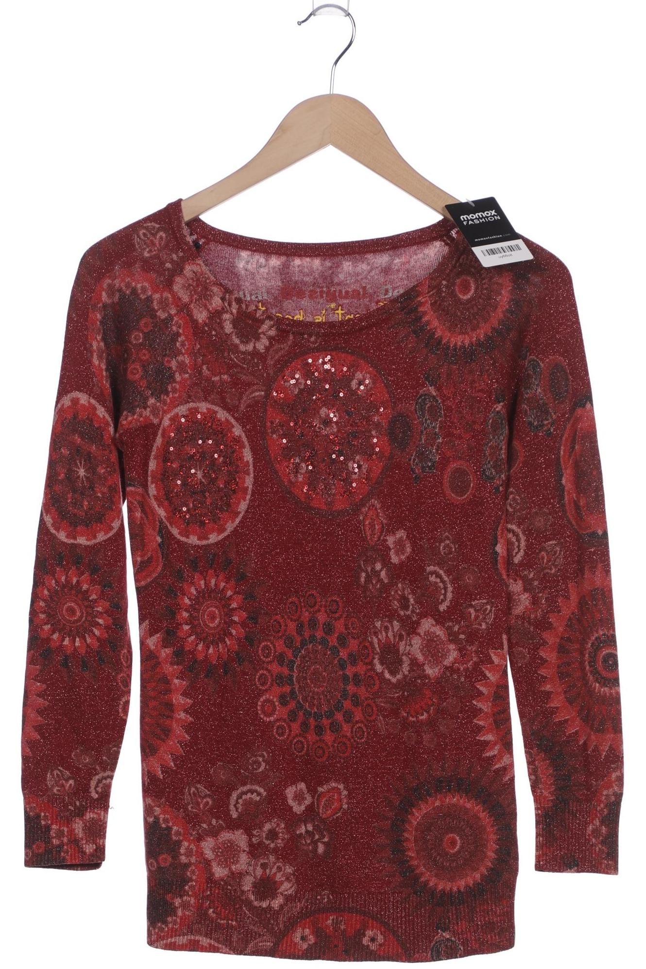 

Desigual Damen Pullover, bordeaux, Gr. 38