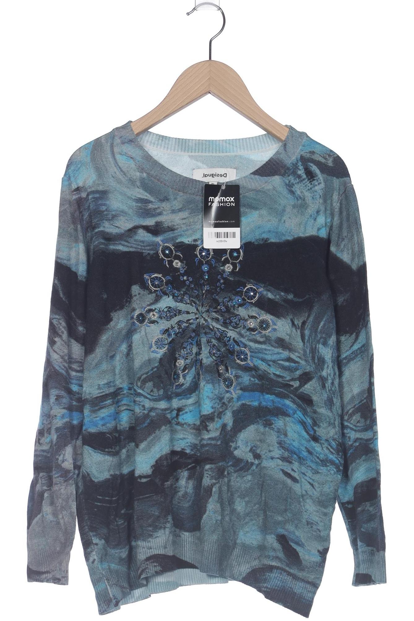 

Desigual Damen Pullover, blau, Gr. 44