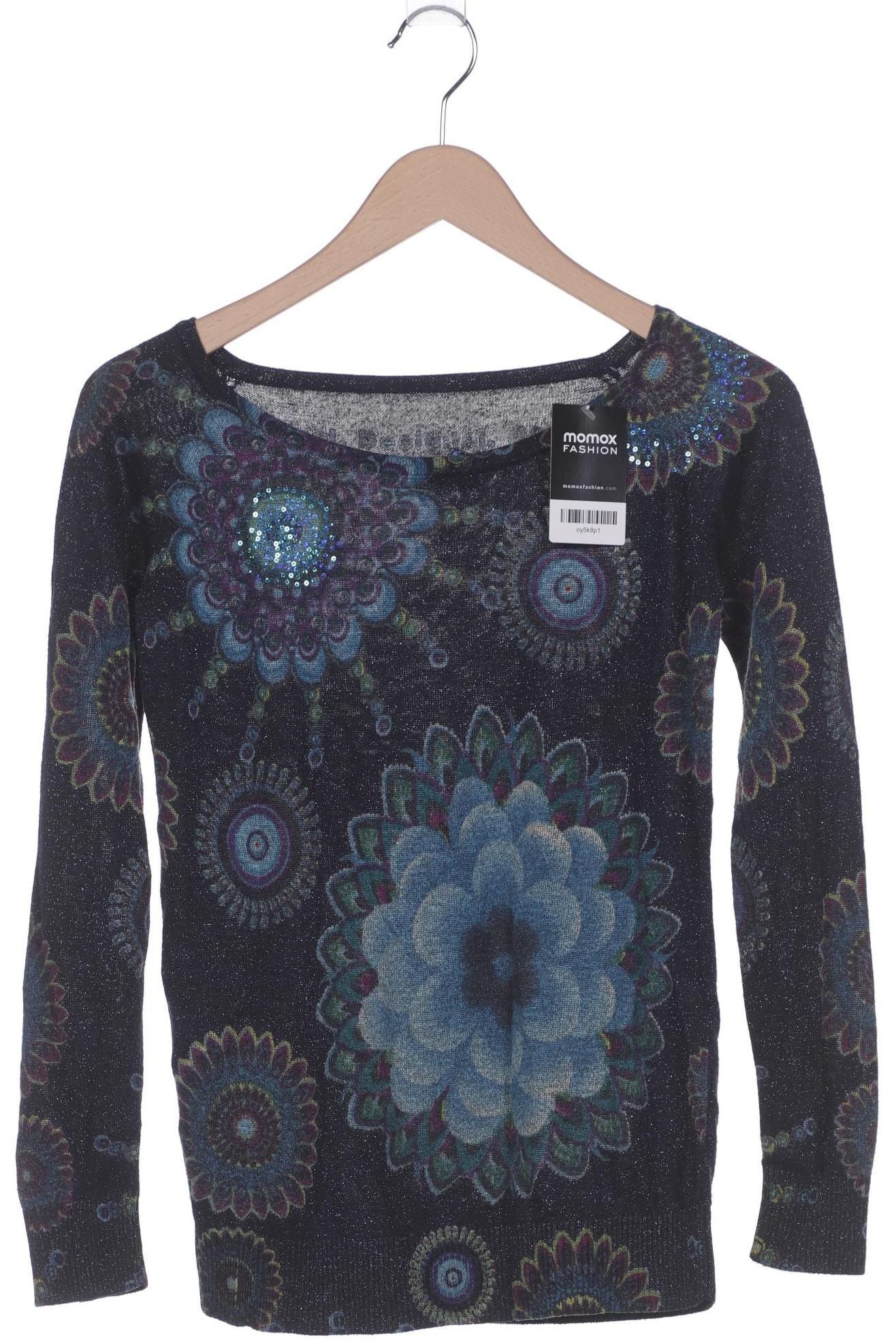 

Desigual Damen Pullover, marineblau, Gr. 36