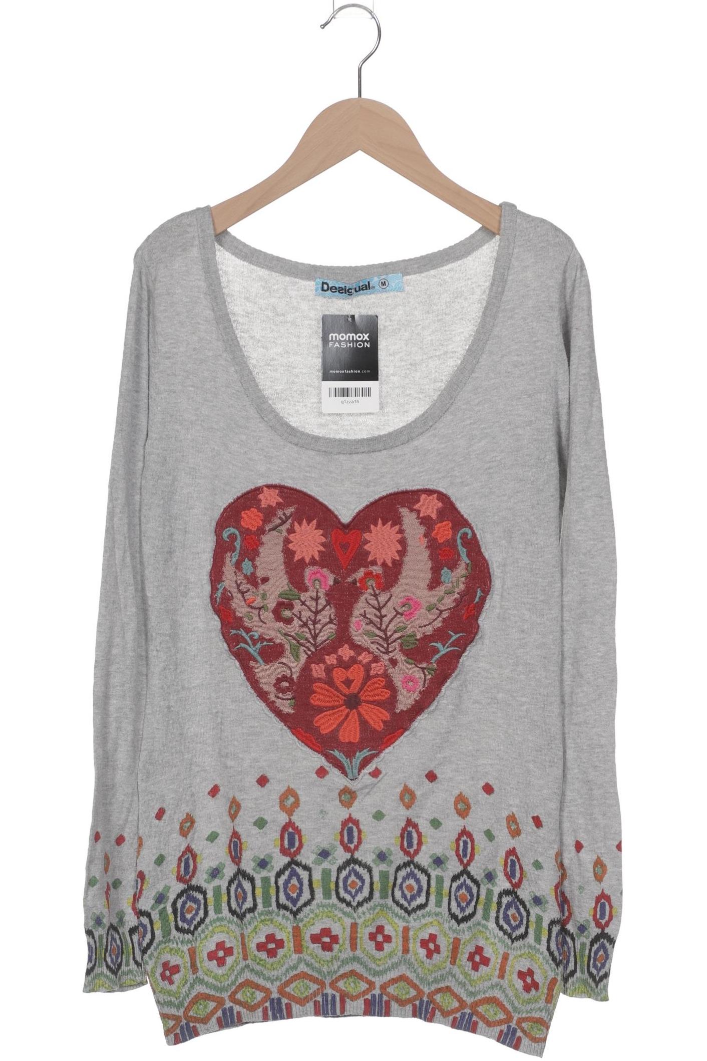 

Desigual Damen Pullover, grau, Gr. 38