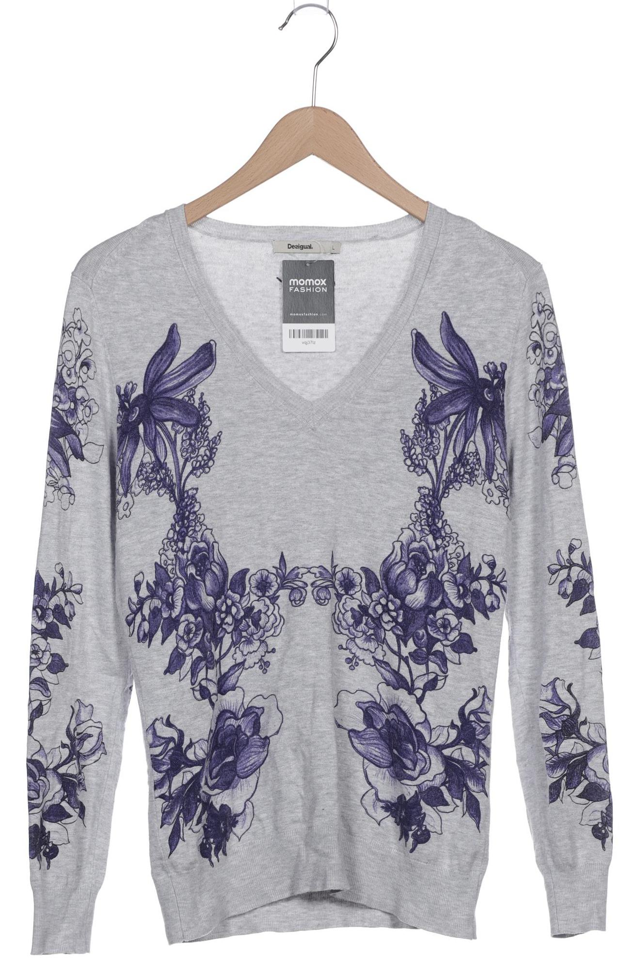

Desigual Damen Pullover, grau, Gr. 42