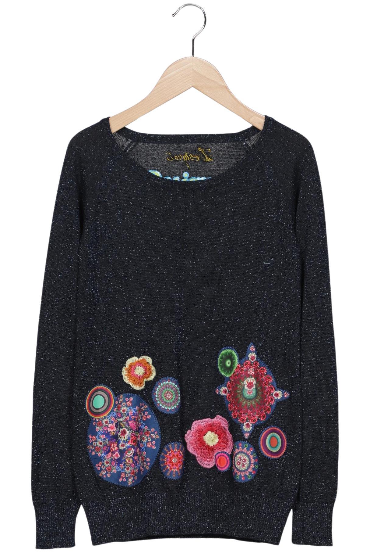 

Desigual Damen Pullover, marineblau, Gr. 36