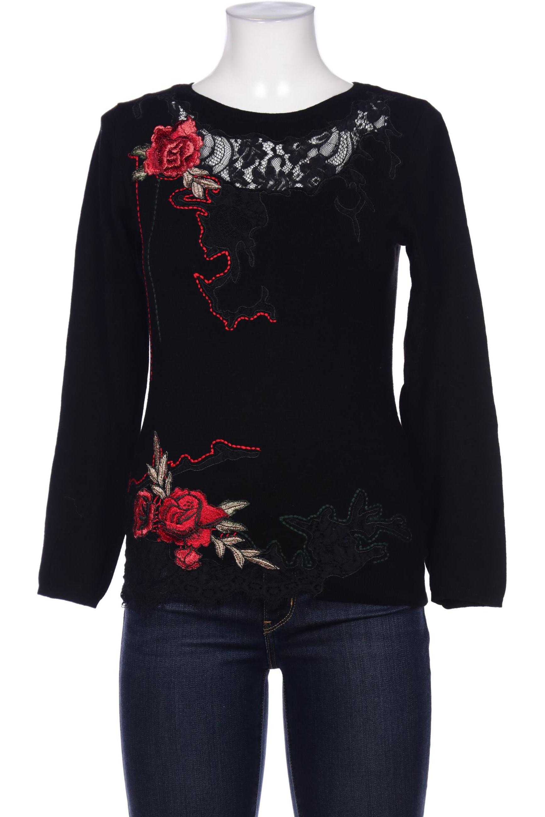

Desigual Damen Pullover, schwarz, Gr. 38