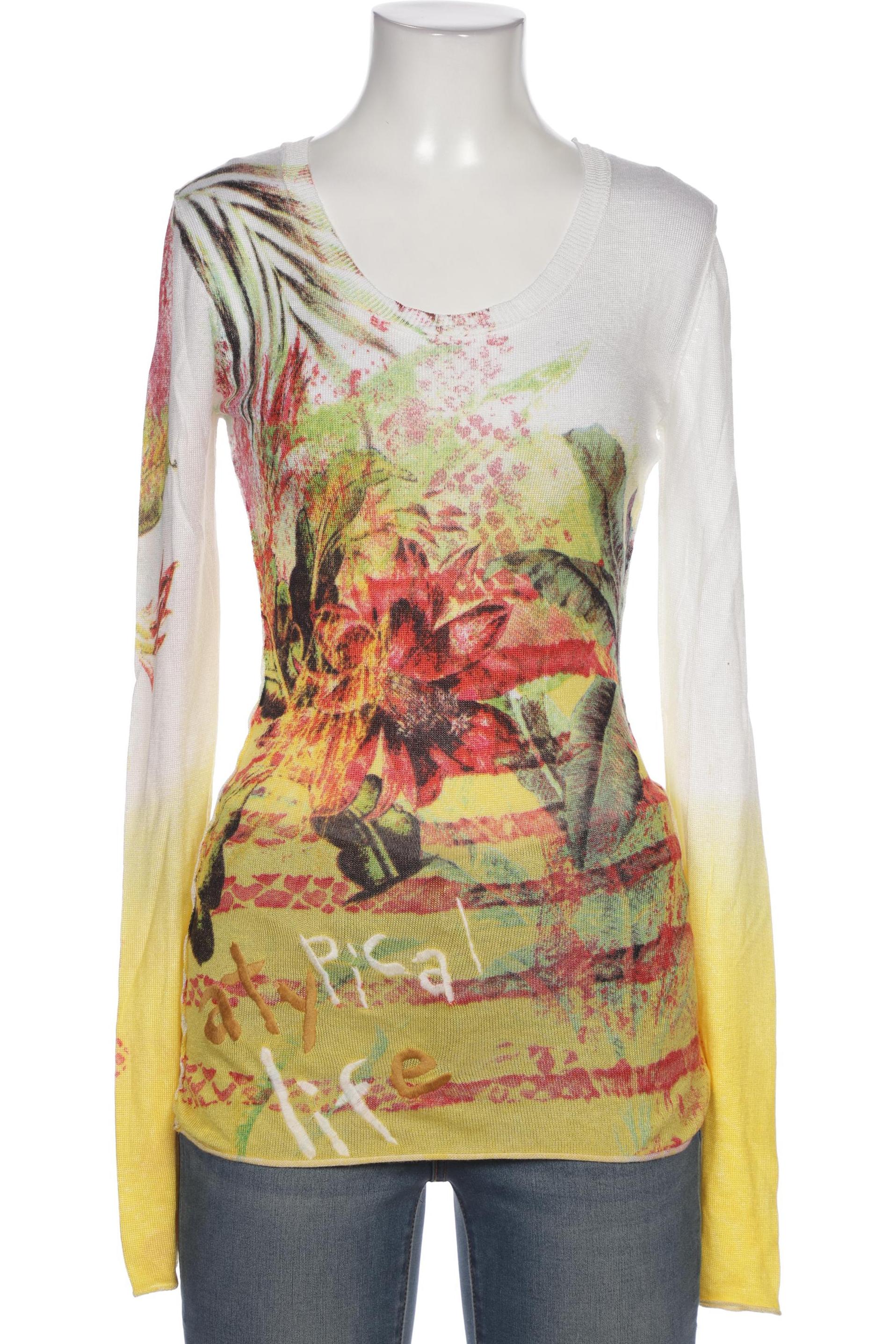 

Desigual Damen Pullover, gelb, Gr. 32