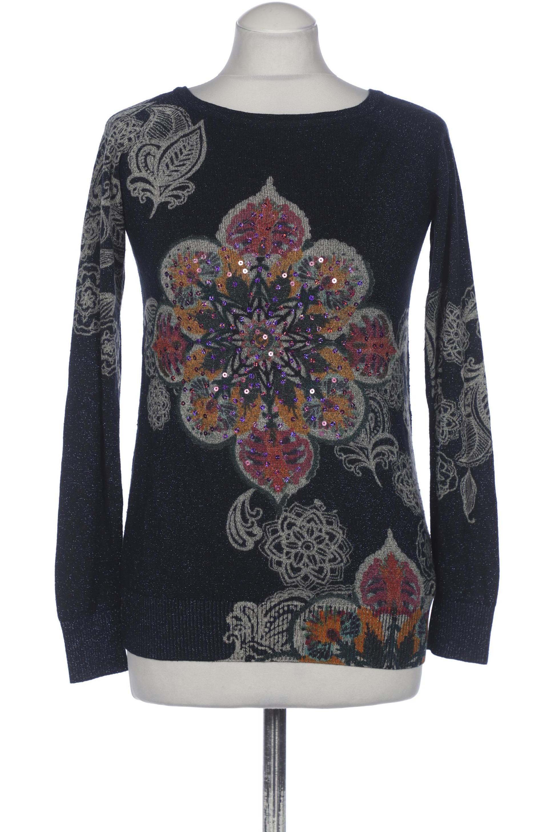 

Desigual Damen Pullover, marineblau, Gr. 36