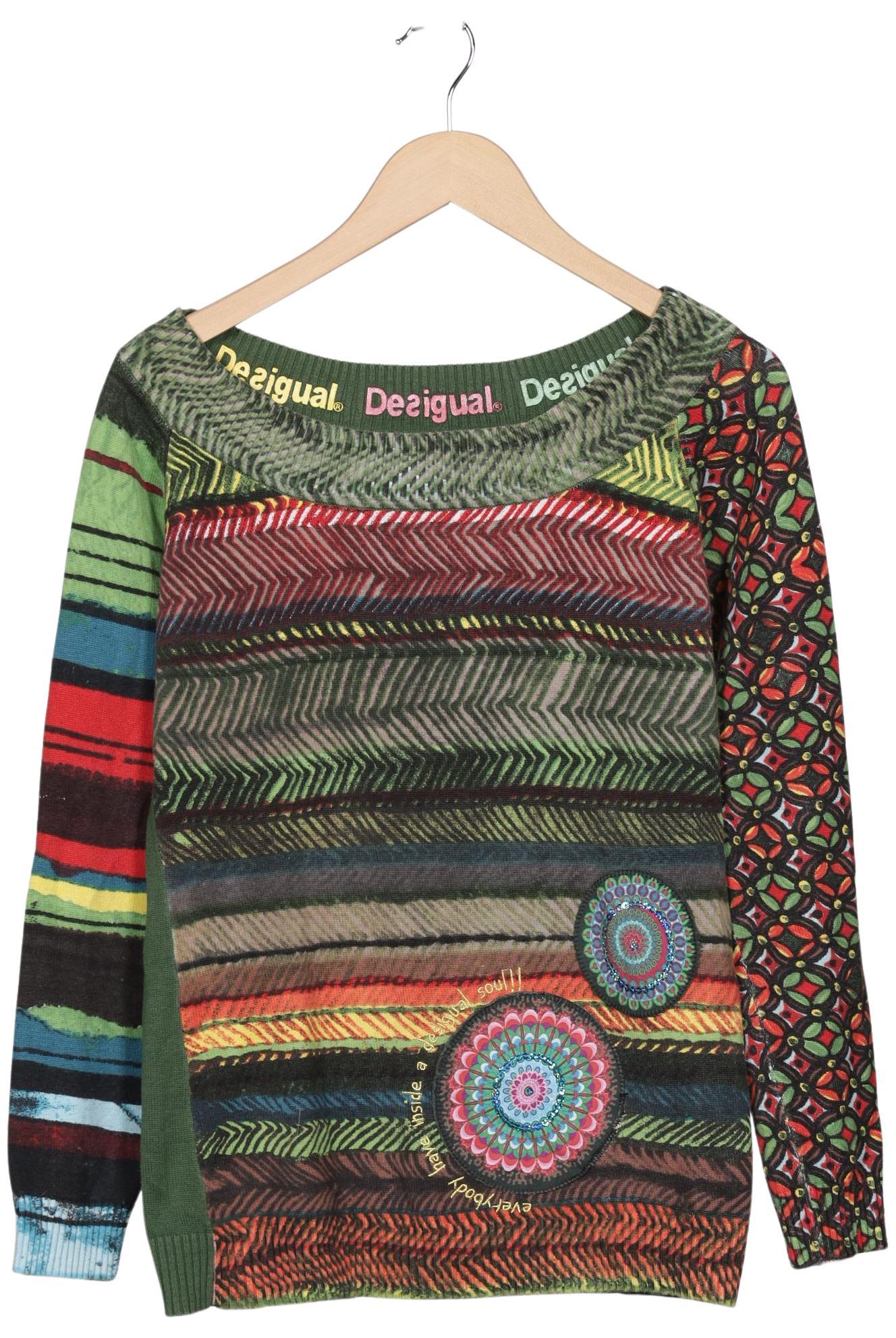 

Desigual Damen Pullover, grün, Gr. 44