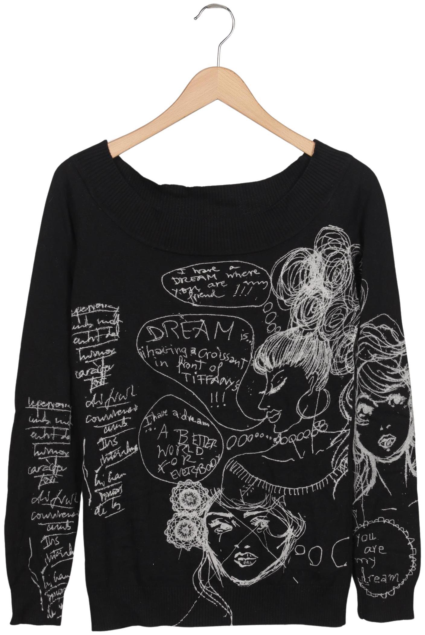 

Desigual Damen Pullover, schwarz, Gr. 44