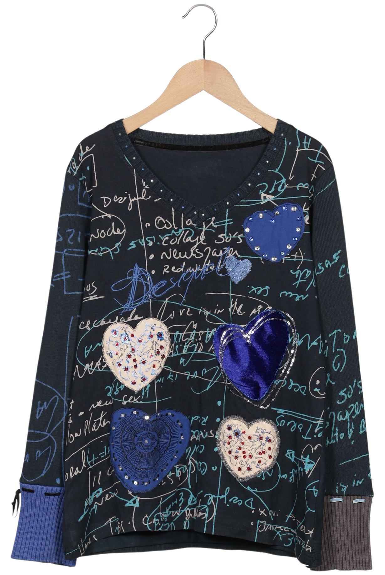 

Desigual Damen Pullover, marineblau, Gr. 42
