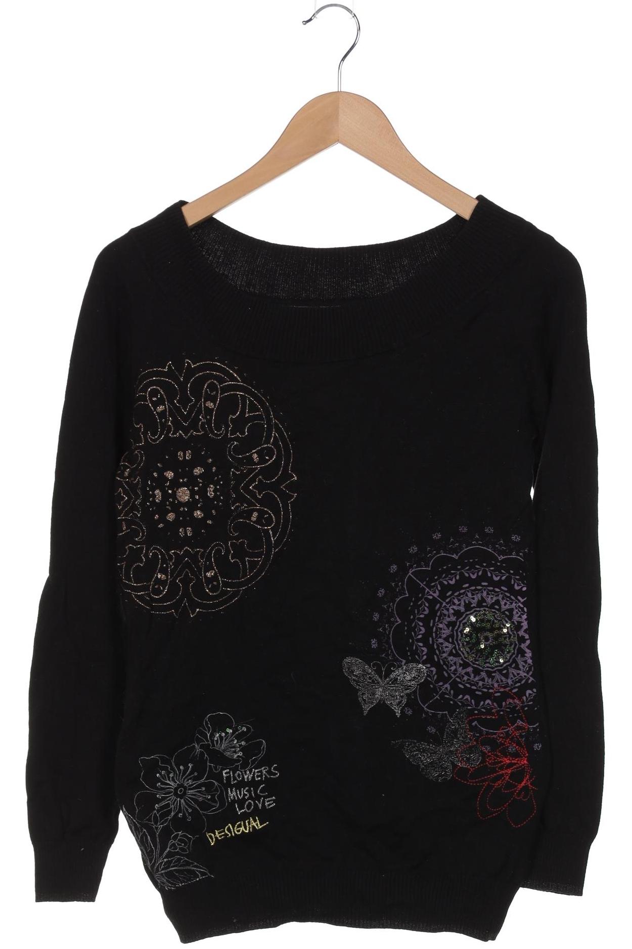 

Desigual Damen Pullover, schwarz, Gr. 42