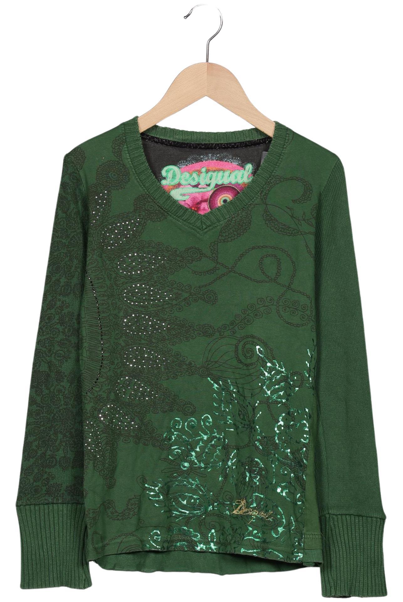 

Desigual Damen Pullover, grün, Gr. 36