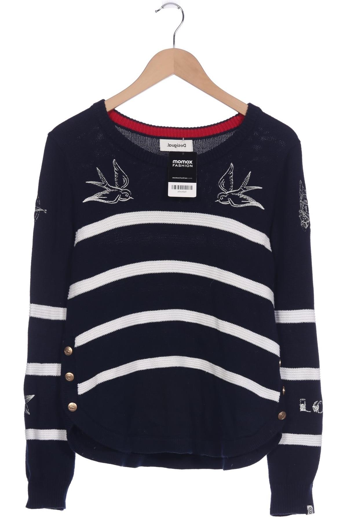 

Desigual Damen Pullover, marineblau, Gr. 38