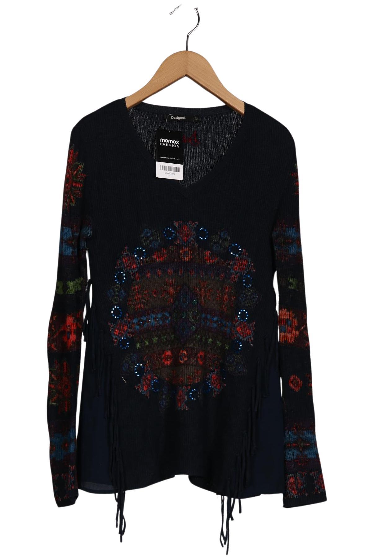 

Desigual Damen Pullover, marineblau, Gr. 34