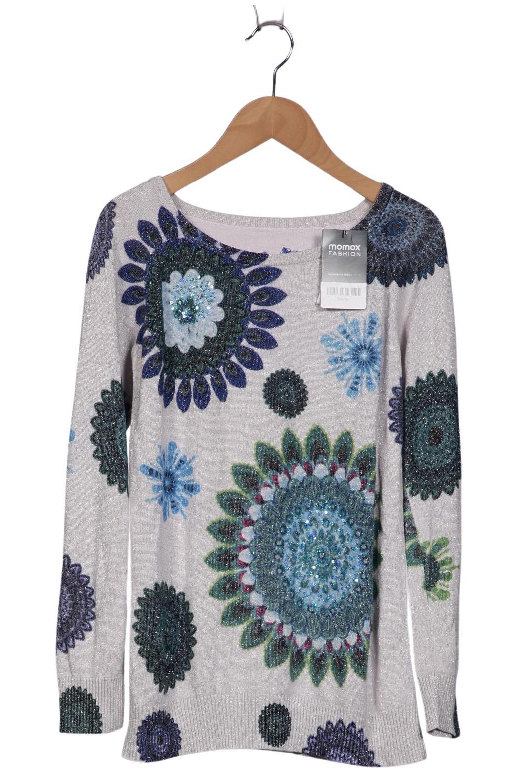 

Desigual Damen Pullover, silber, Gr. 38