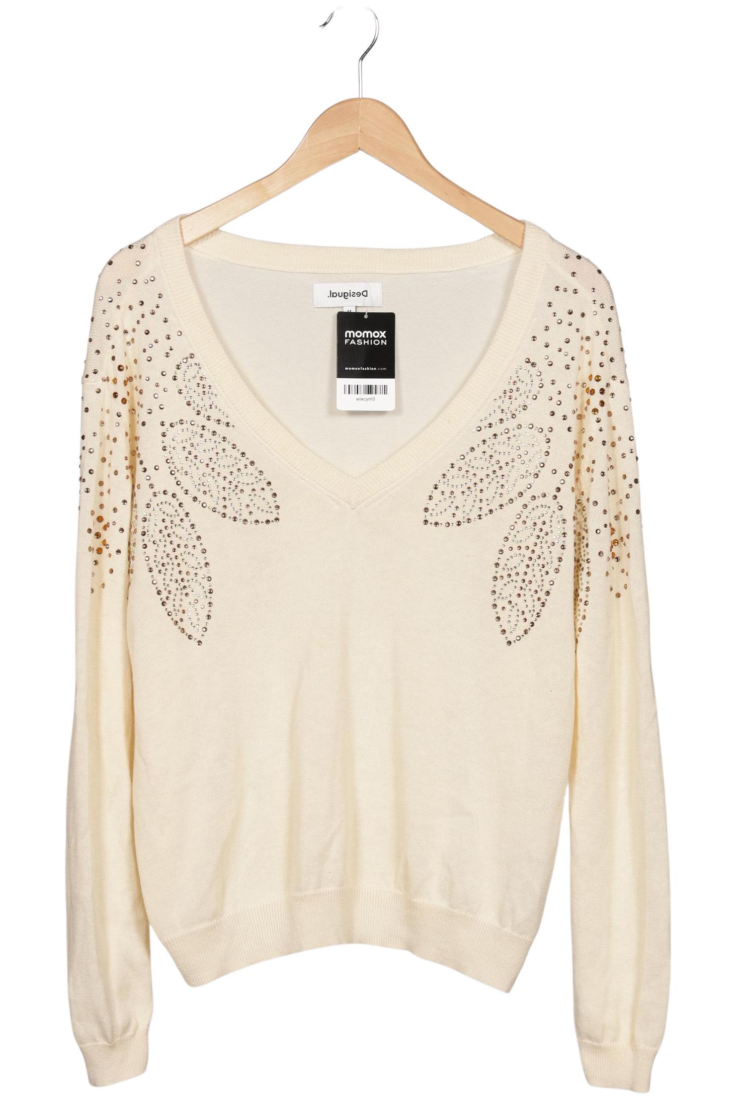 

Desigual Damen Pullover, cremeweiß, Gr. 38
