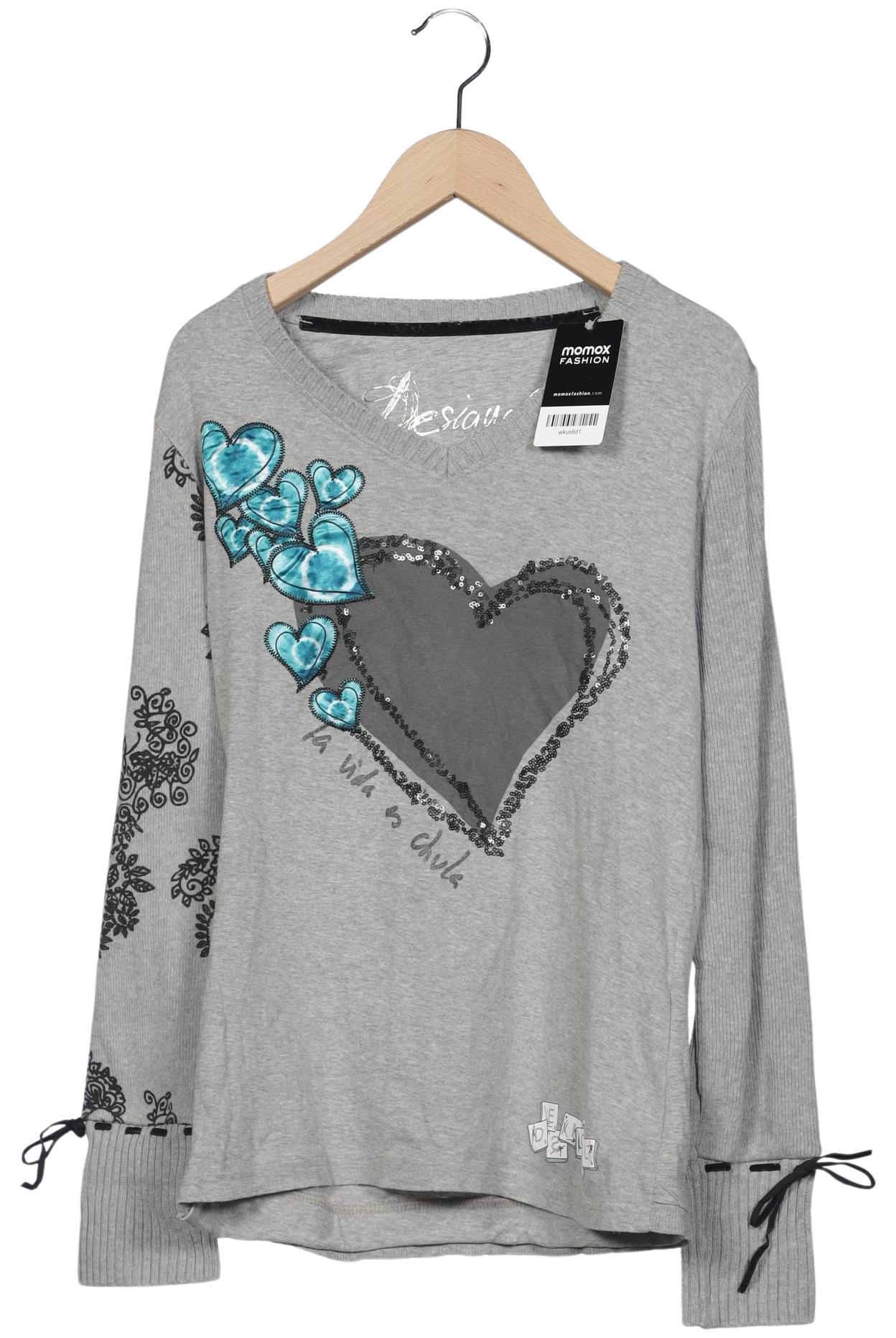 

Desigual Damen Pullover, grau, Gr. 38