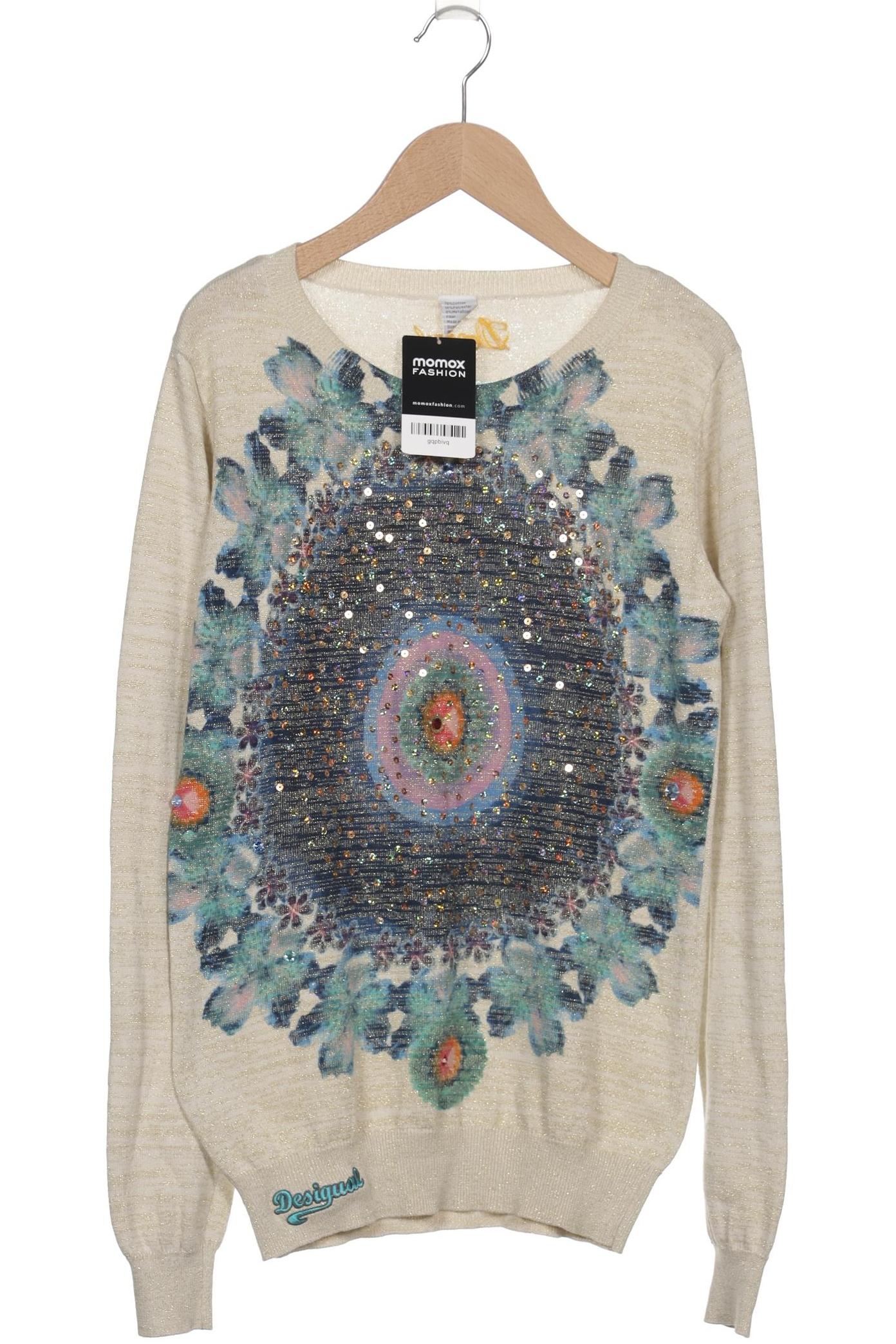 

Desigual Damen Pullover, cremeweiß, Gr. 36