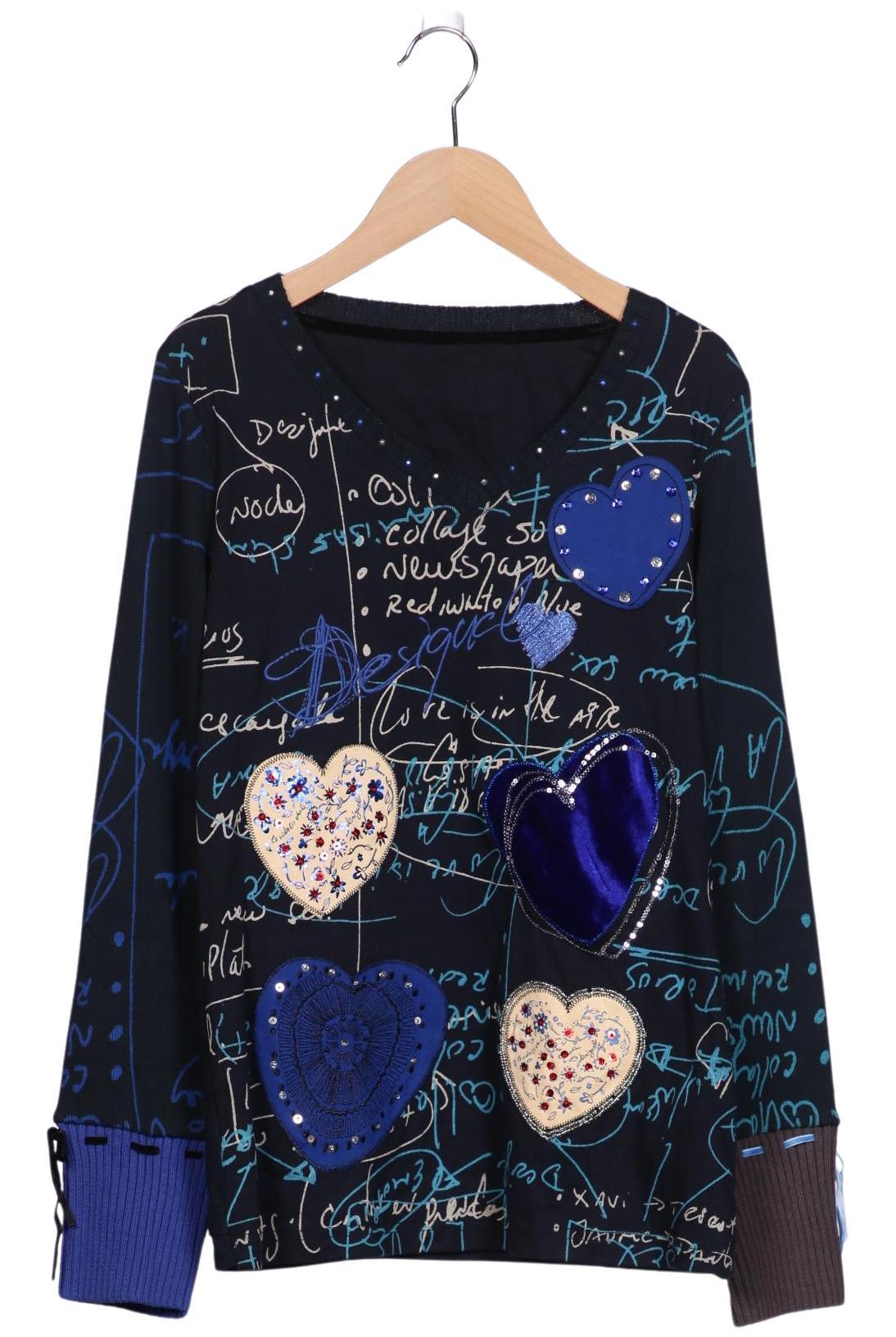 

Desigual Damen Pullover, marineblau, Gr. 38