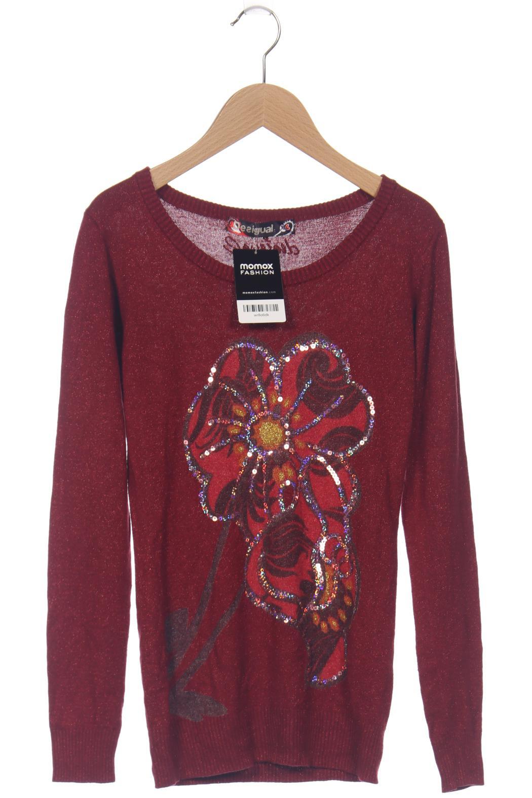 

Desigual Damen Pullover, bordeaux, Gr. 34